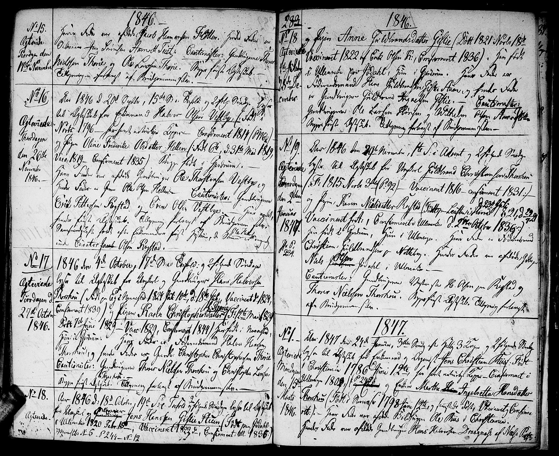 Gjerdrum prestekontor Kirkebøker, SAO/A-10412b/F/Fa/L0003: Parish register (official) no. I 3, 1798-1815, p. 283