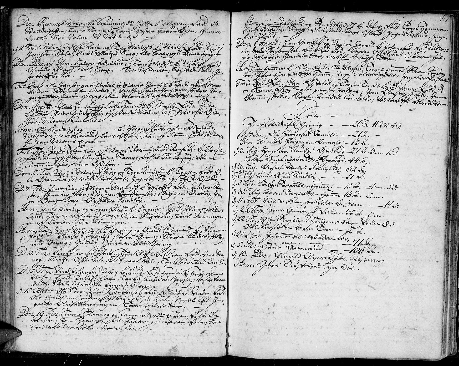 Gjerstad sokneprestkontor, AV/SAK-1111-0014/F/Fa/Faa/L0002: Parish register (official) no. A 2, 1717-1779, p. 57