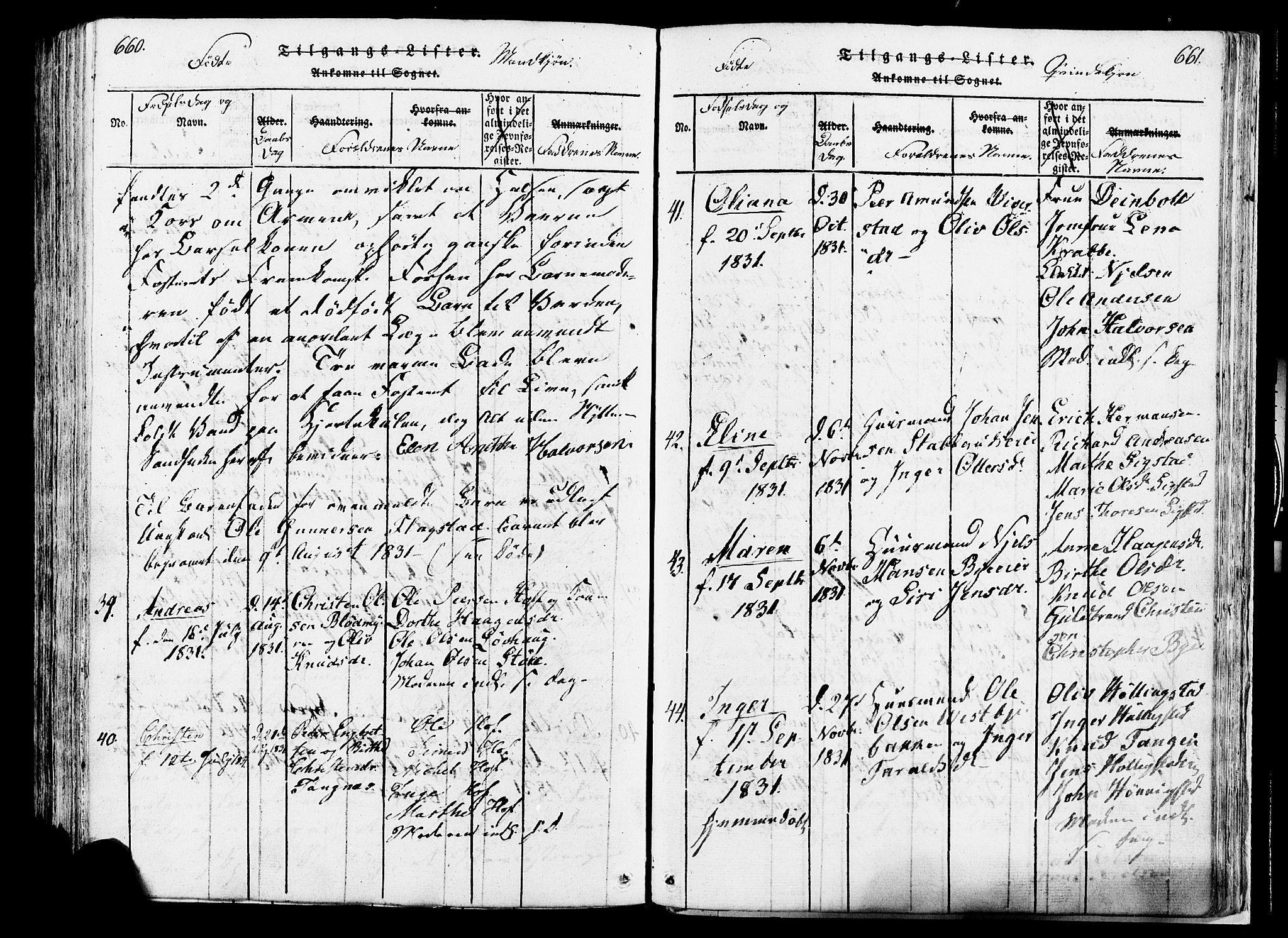 Løten prestekontor, AV/SAH-PREST-022/K/Ka/L0005: Parish register (official) no. 5, 1814-1832, p. 660-661