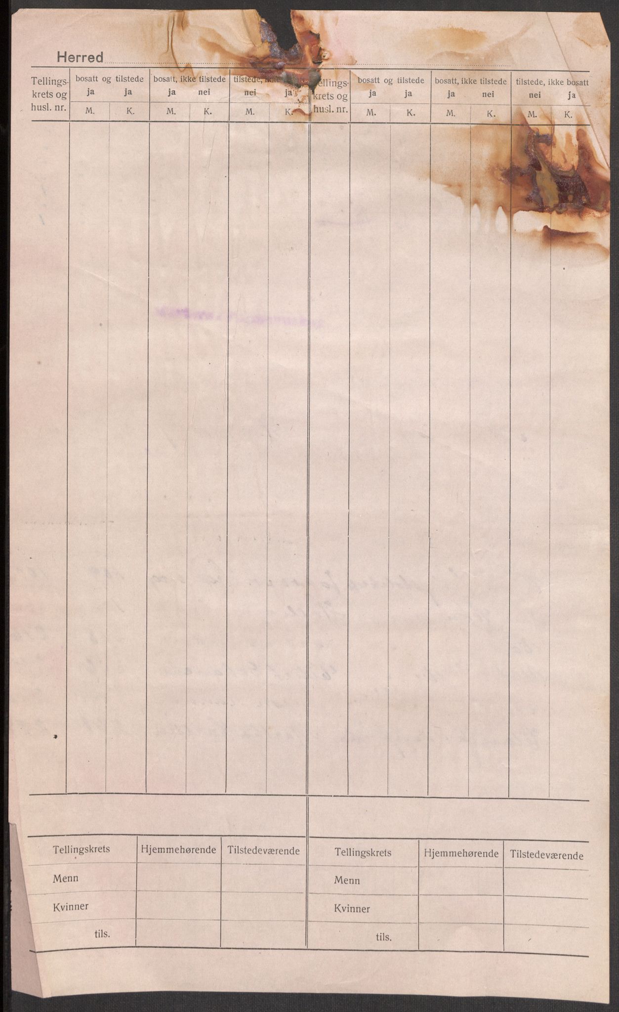 SAST, 1920 census for Mosterøy, 1920, p. 3