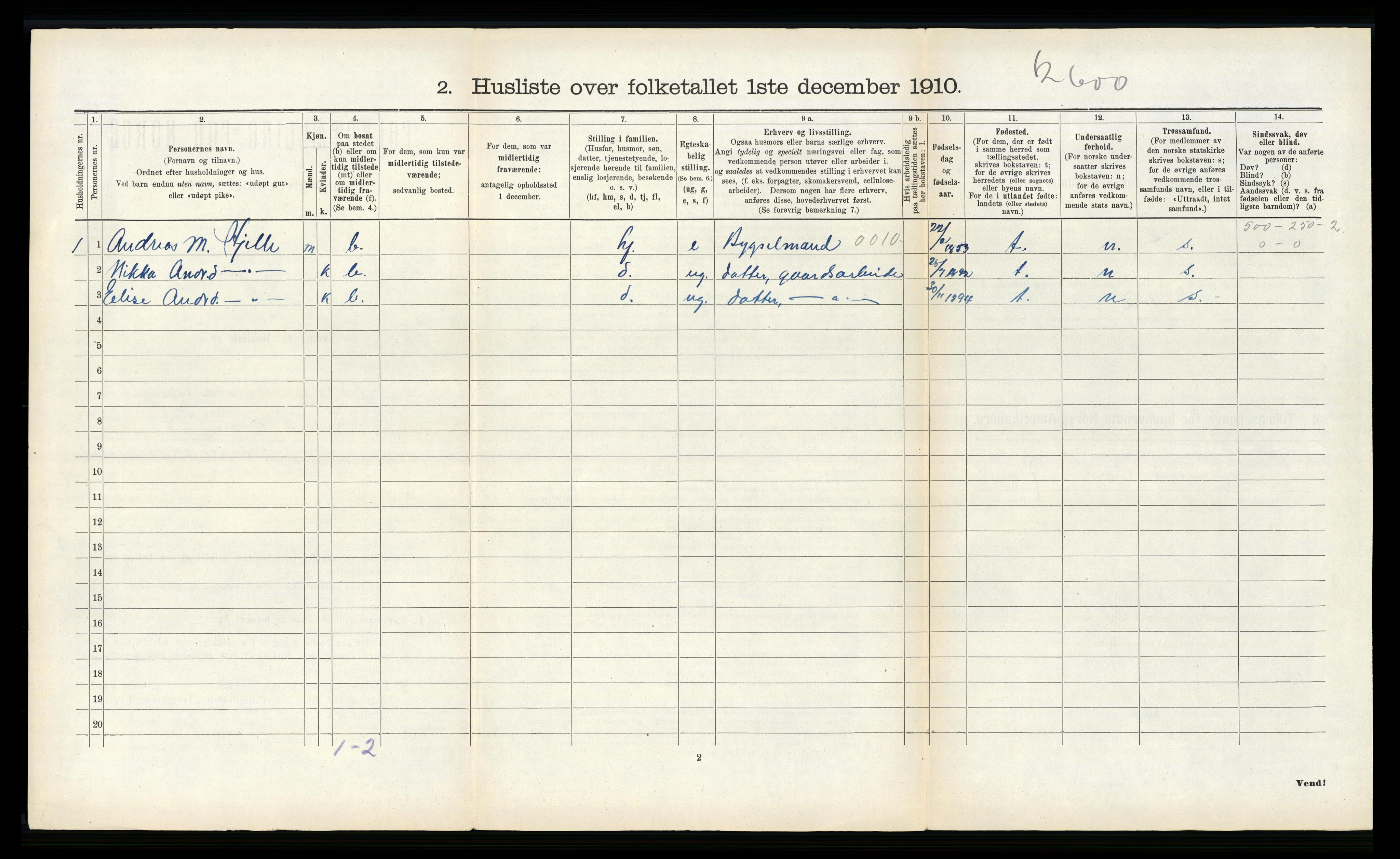 RA, 1910 census for Førde, 1910, p. 194