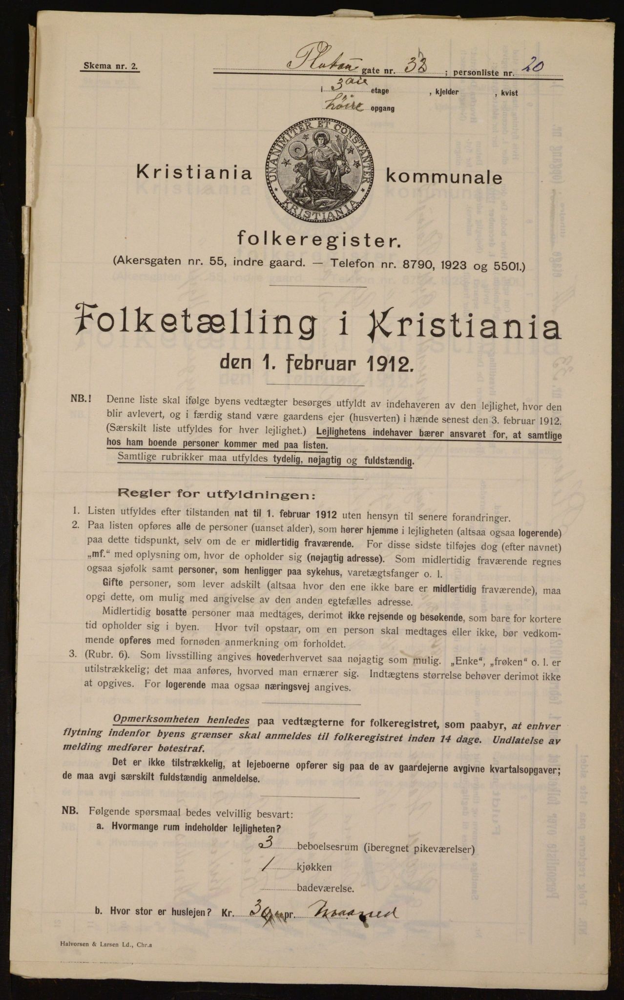 OBA, Municipal Census 1912 for Kristiania, 1912, p. 81362