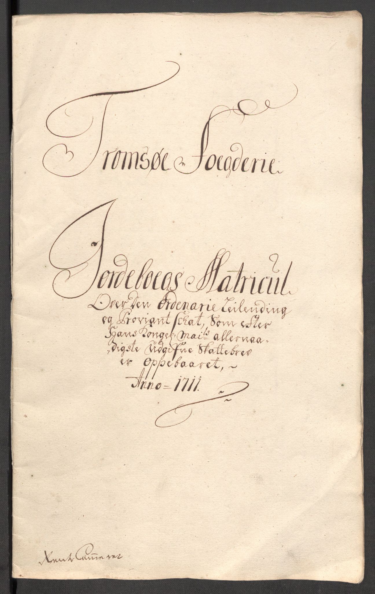 Rentekammeret inntil 1814, Reviderte regnskaper, Fogderegnskap, AV/RA-EA-4092/R68/L4758: Fogderegnskap Senja og Troms, 1711-1712, p. 42