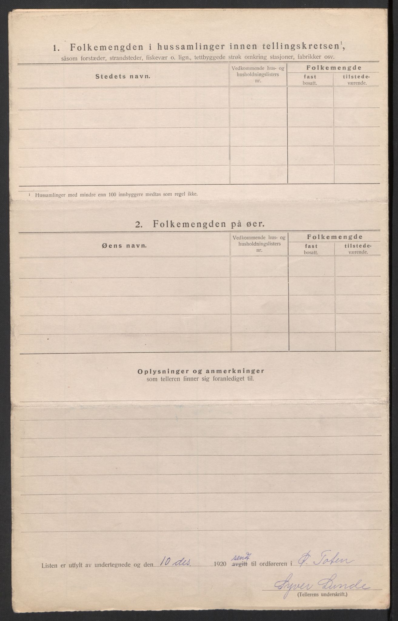 SAH, 1920 census for Østre Toten, 1920, p. 67