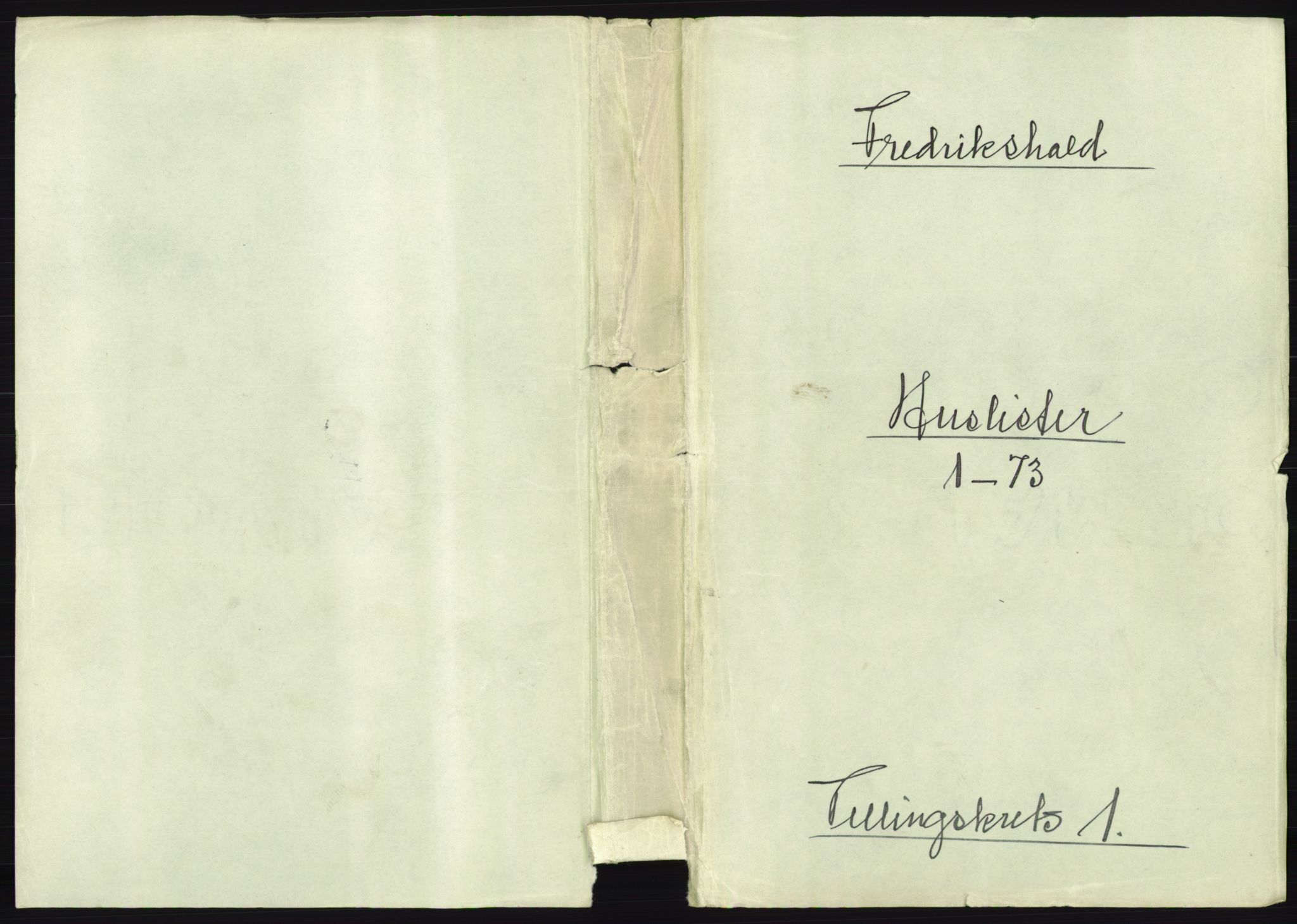 RA, 1891 census for 0101 Fredrikshald, 1891, p. 50