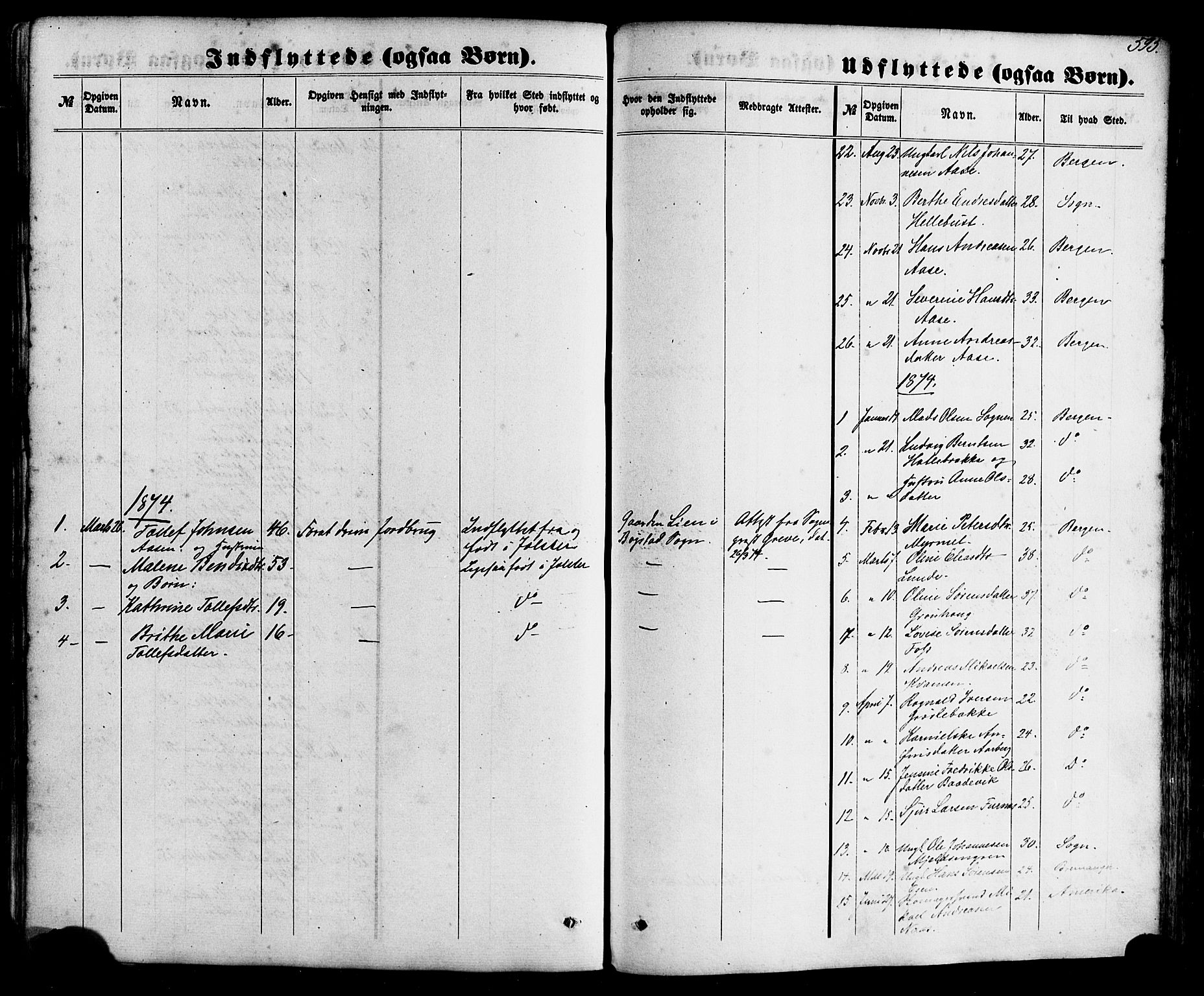 Gaular sokneprestembete, SAB/A-80001/H/Haa: Parish register (official) no. A 5, 1860-1881, p. 595