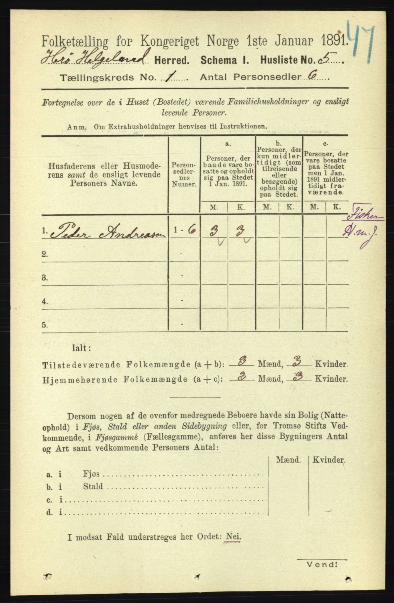 RA, 1891 census for 1818 Herøy, 1891, p. 35