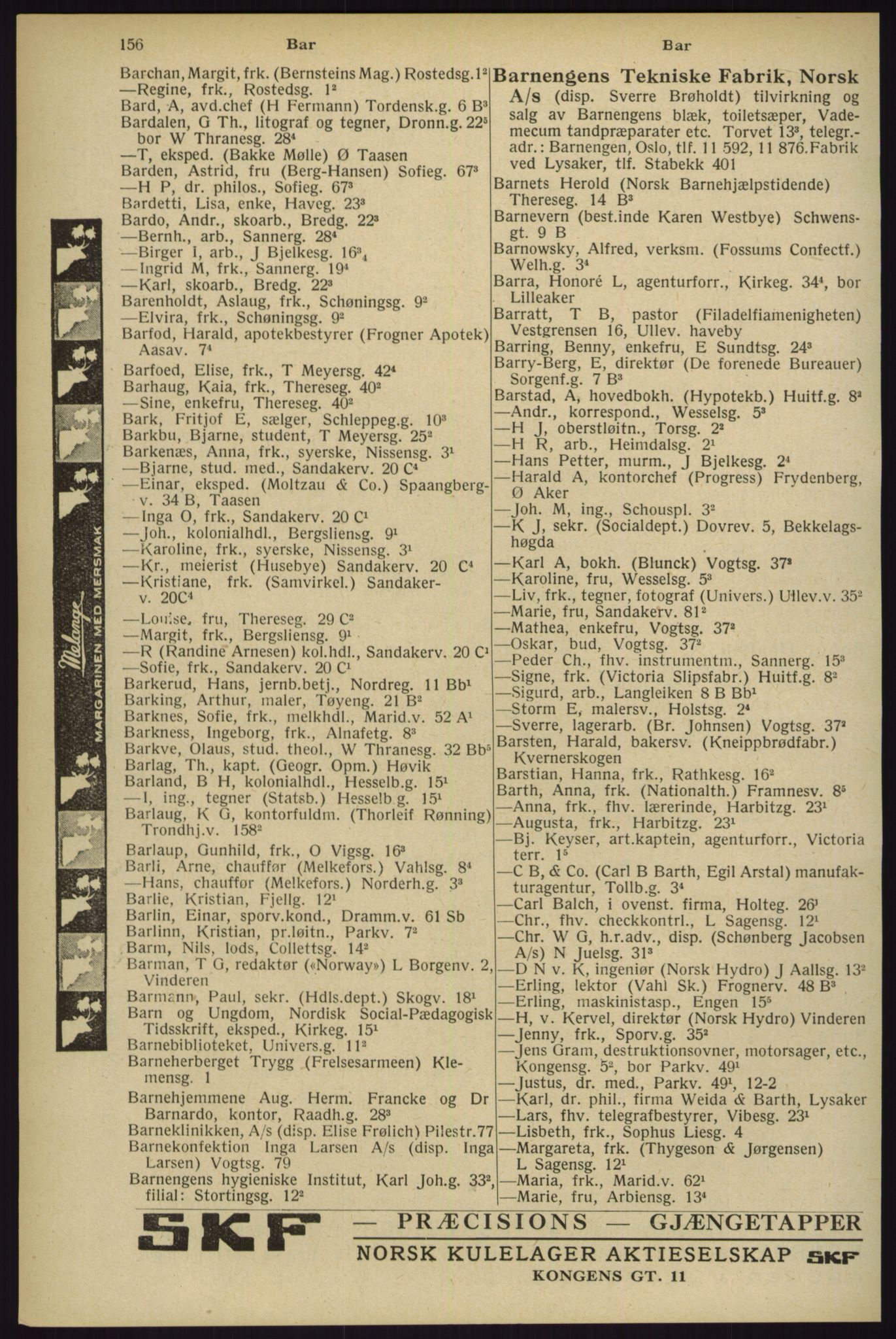 Kristiania/Oslo adressebok, PUBL/-, 1929, p. 156