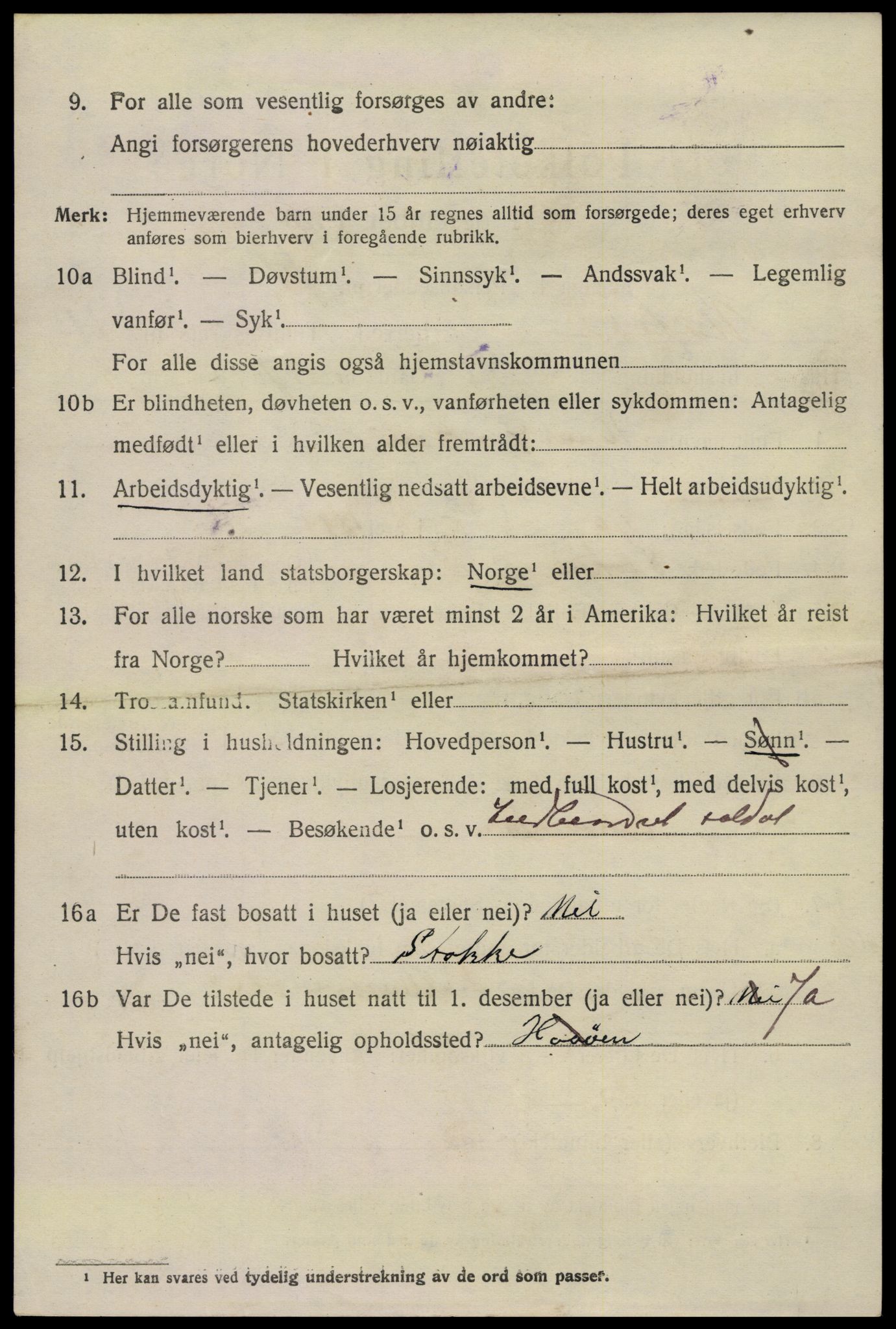 SAKO, 1920 census for Nøtterøy, 1920, p. 14694