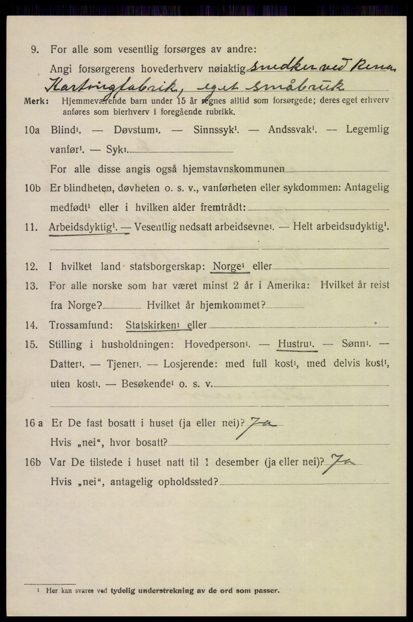 SAH, 1920 census for Åmot, 1920, p. 9576