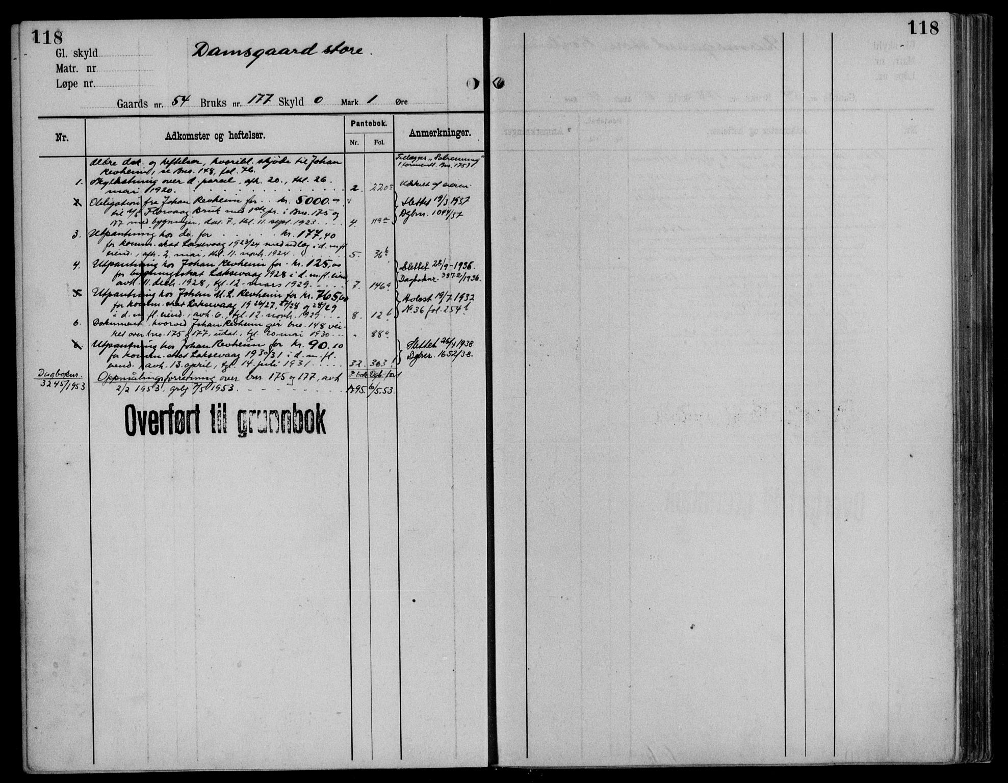 Midhordland sorenskriveri, AV/SAB-A-3001/1/G/Ga/Gab/L0115: Mortgage register no. II.A.b.115, p. 118