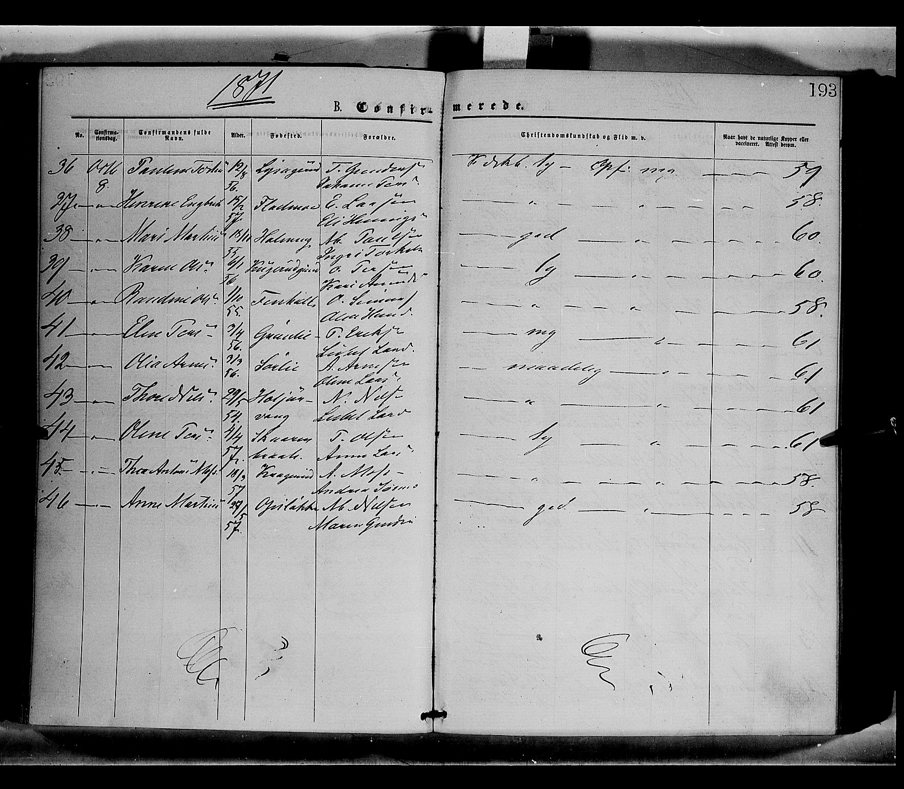 Sør-Odal prestekontor, AV/SAH-PREST-030/H/Ha/Haa/L0004: Parish register (official) no. 4, 1870-1875, p. 193