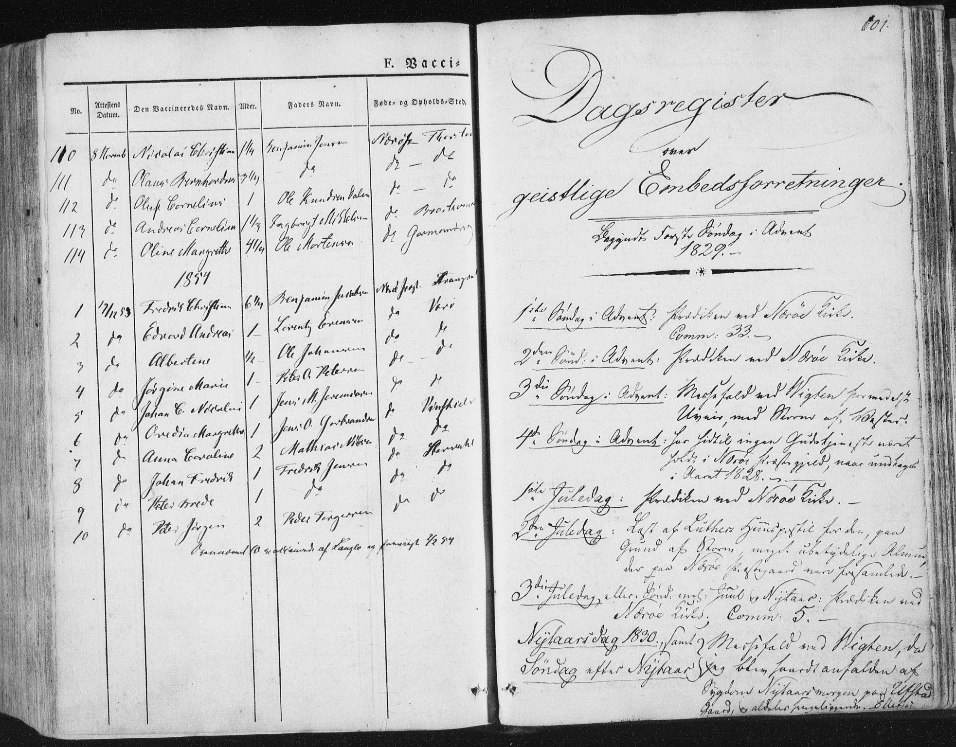 Ministerialprotokoller, klokkerbøker og fødselsregistre - Nord-Trøndelag, SAT/A-1458/784/L0669: Parish register (official) no. 784A04, 1829-1859, p. 601
