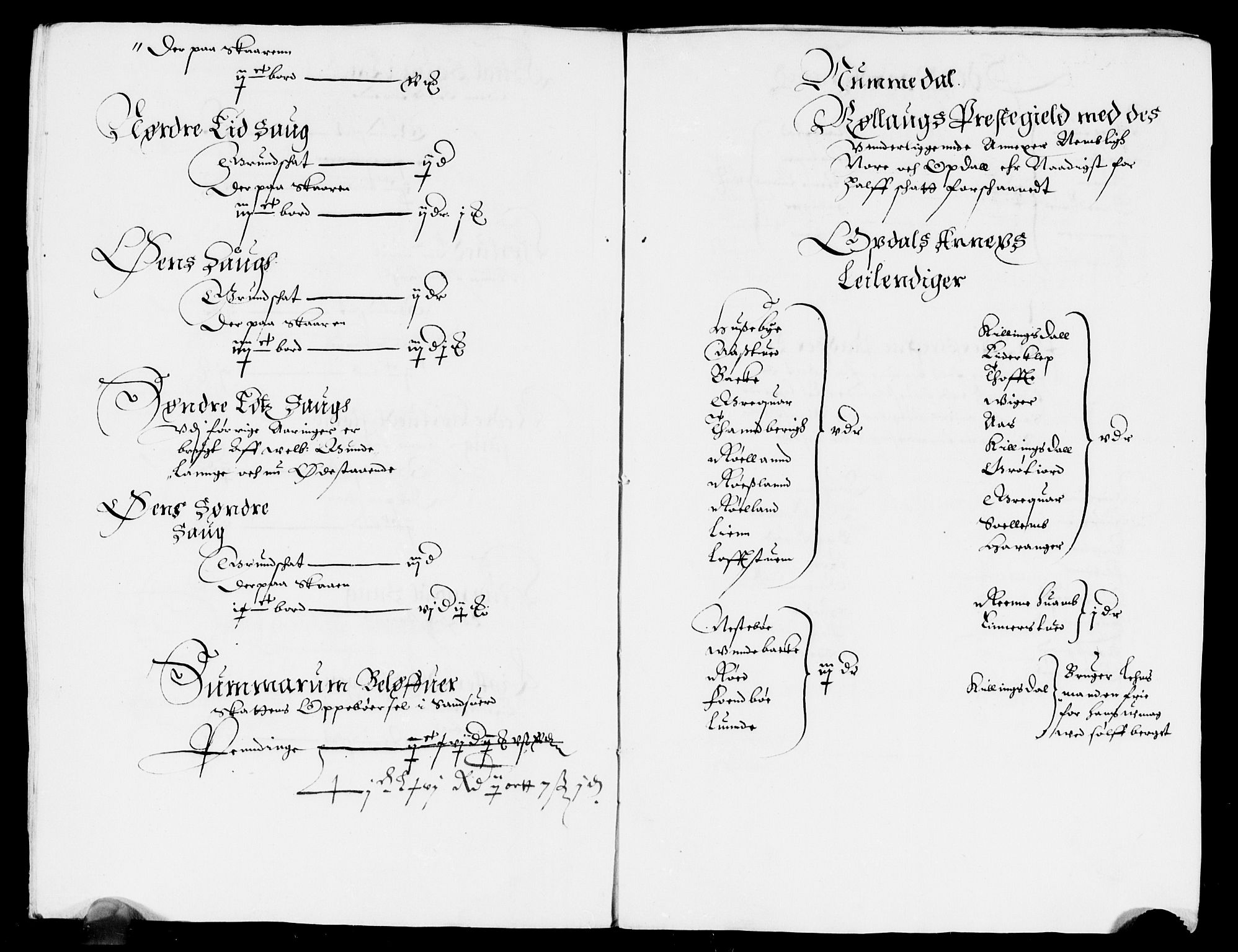 Rentekammeret inntil 1814, Reviderte regnskaper, Lensregnskaper, AV/RA-EA-5023/R/Rb/Rbn/L0002: Numedal og Sandsvær len, 1638-1643