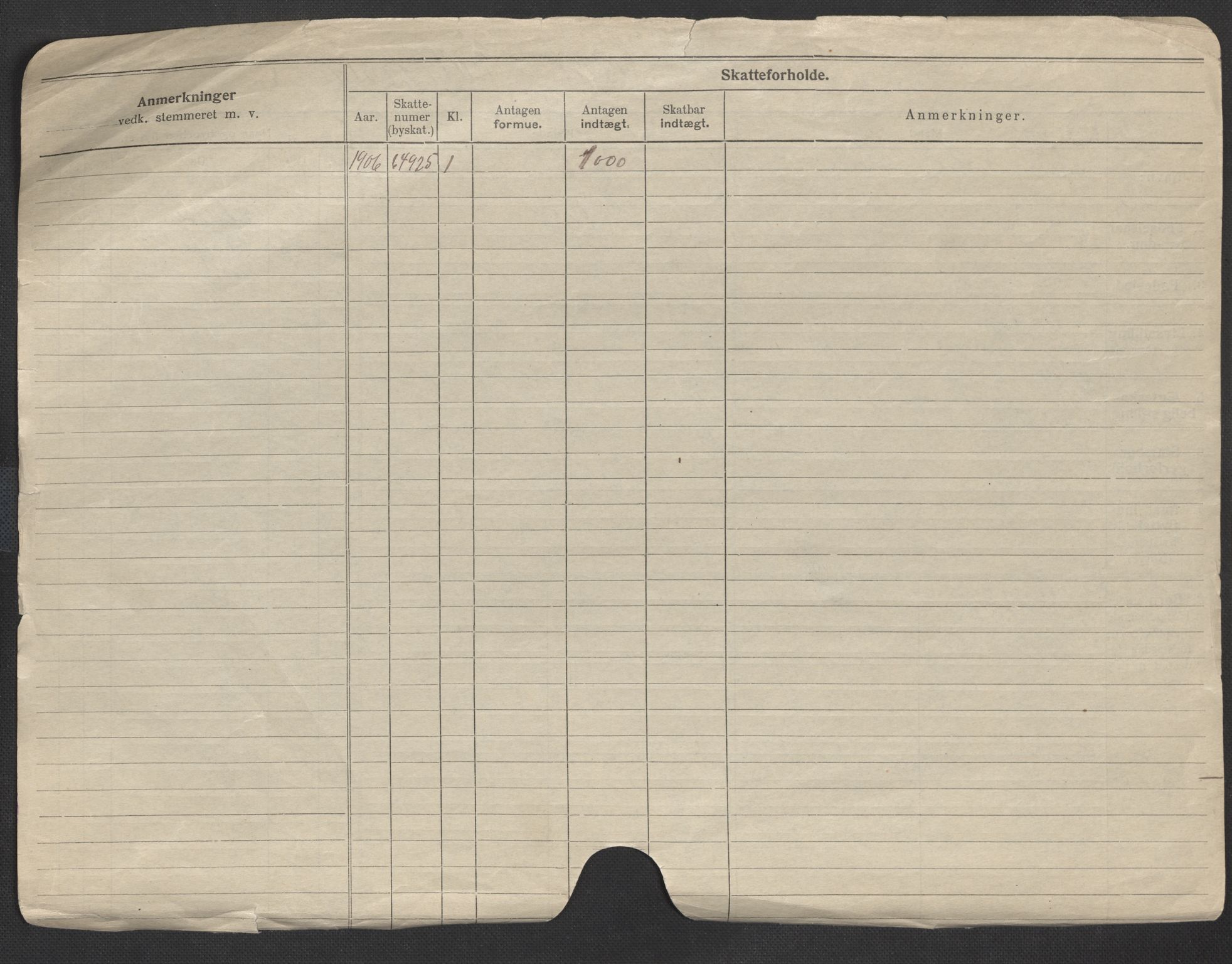 Oslo folkeregister, Registerkort, AV/SAO-A-11715/F/Fa/Fac/L0010: Menn, 1906-1914, p. 8b