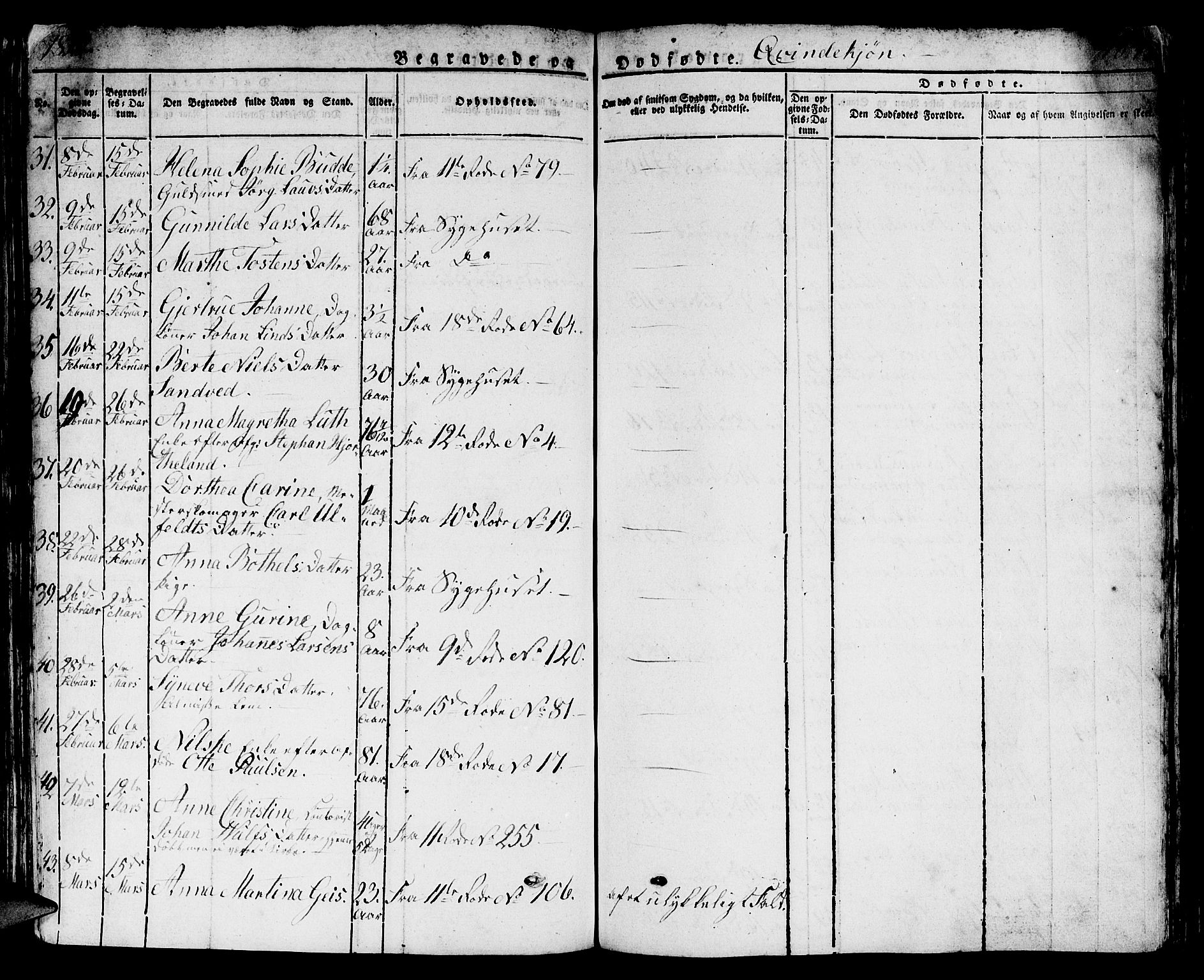 Domkirken sokneprestembete, SAB/A-74801/H/Hab/L0002: Parish register (copy) no. A 2, 1821-1839, p. 484