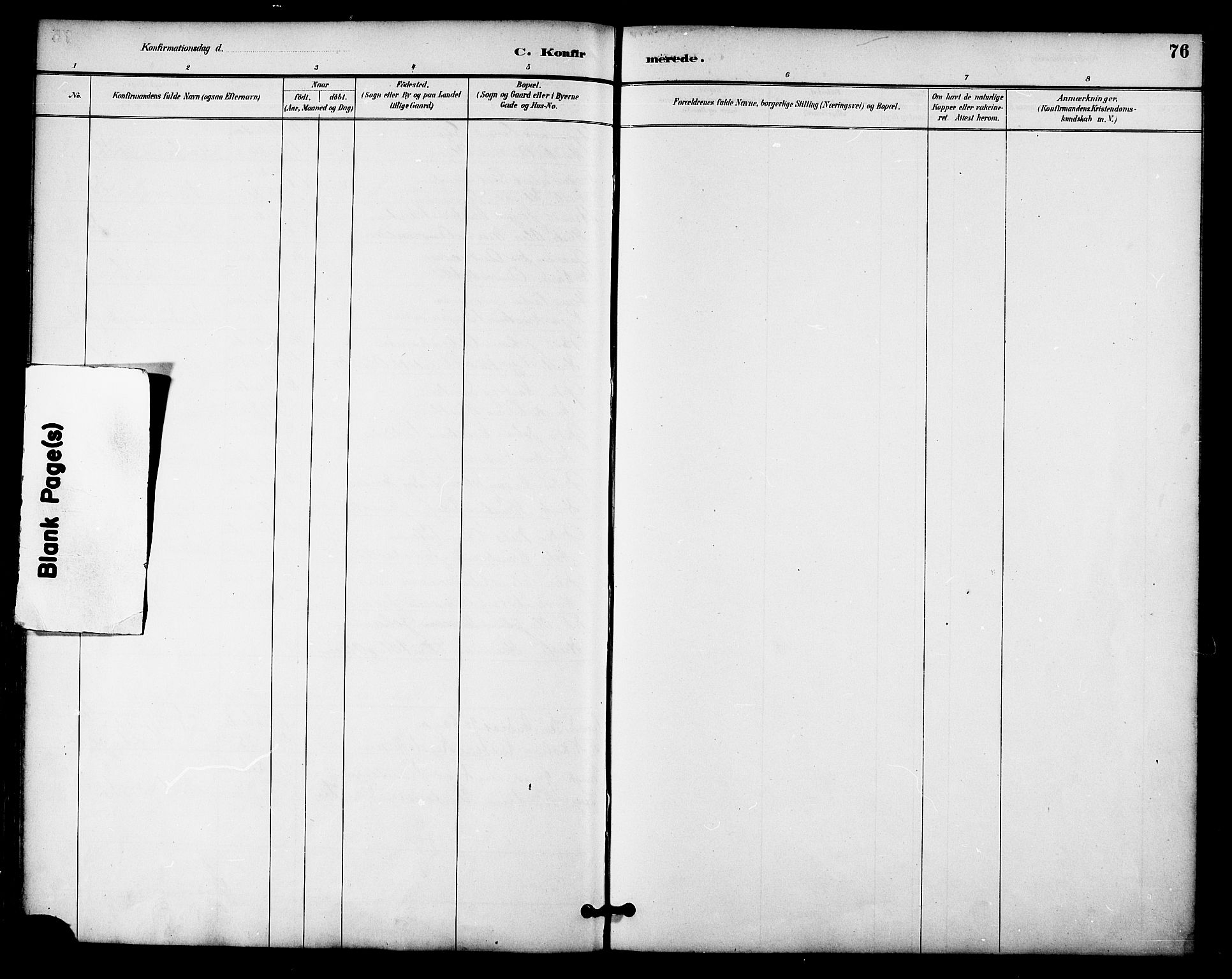 Ministerialprotokoller, klokkerbøker og fødselsregistre - Nordland, AV/SAT-A-1459/876/L1097: Parish register (official) no. 876A03, 1886-1896, p. 76