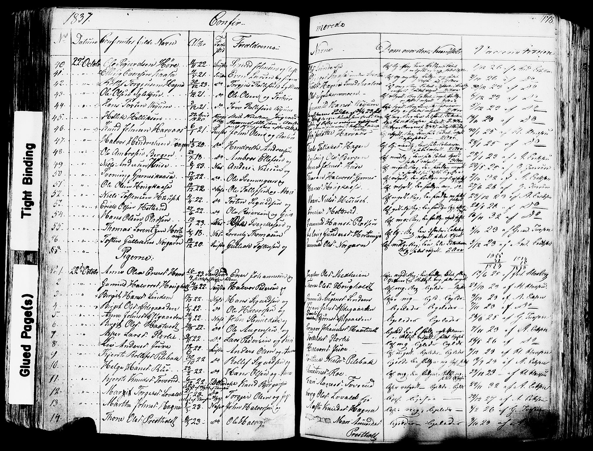 Sauherad kirkebøker, AV/SAKO-A-298/F/Fa/L0006: Parish register (official) no. I 6, 1827-1850, p. 178