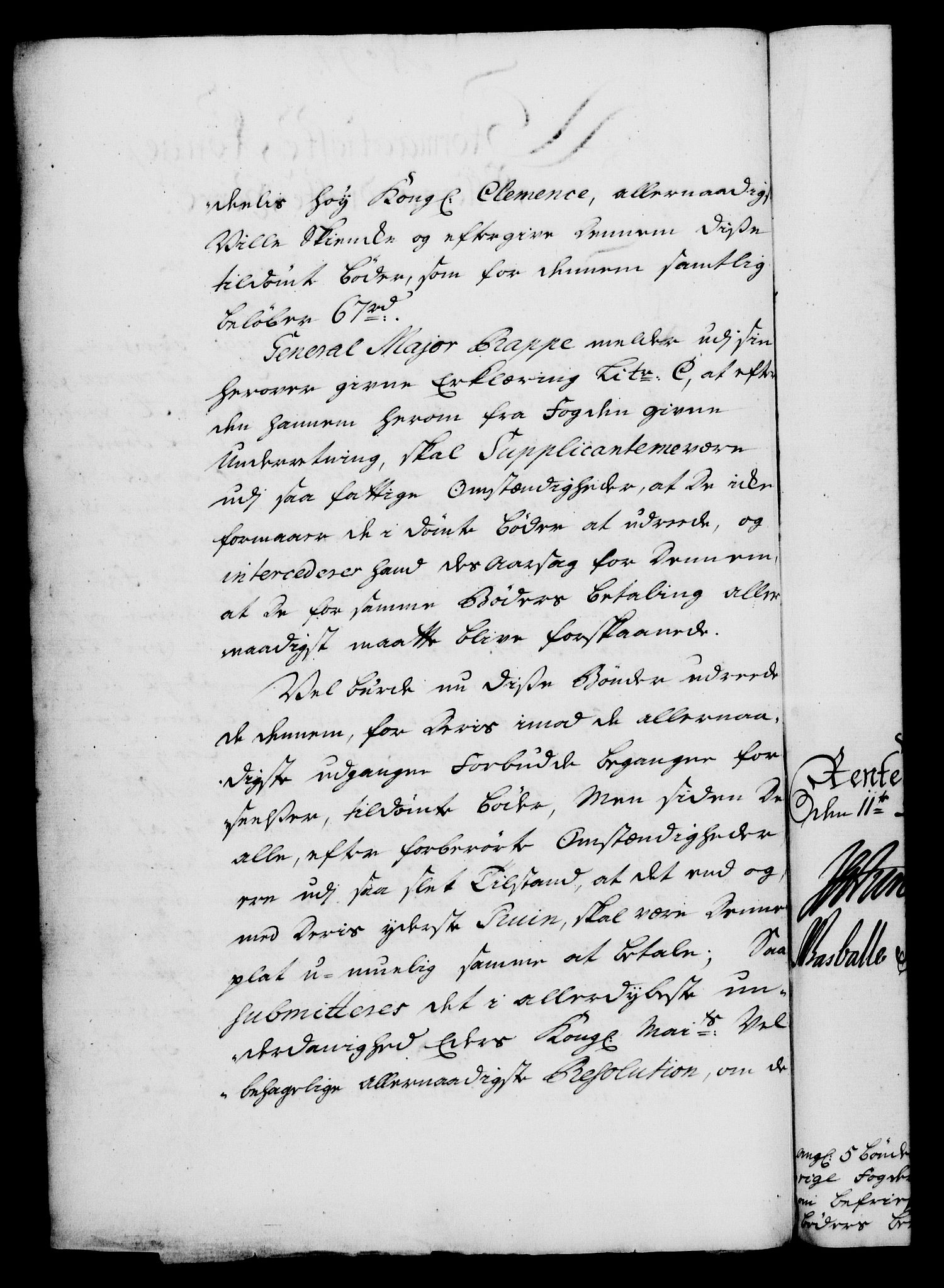 Rentekammeret, Kammerkanselliet, RA/EA-3111/G/Gf/Gfa/L0028: Norsk relasjons- og resolusjonsprotokoll (merket RK 52.28), 1745-1746, p. 583