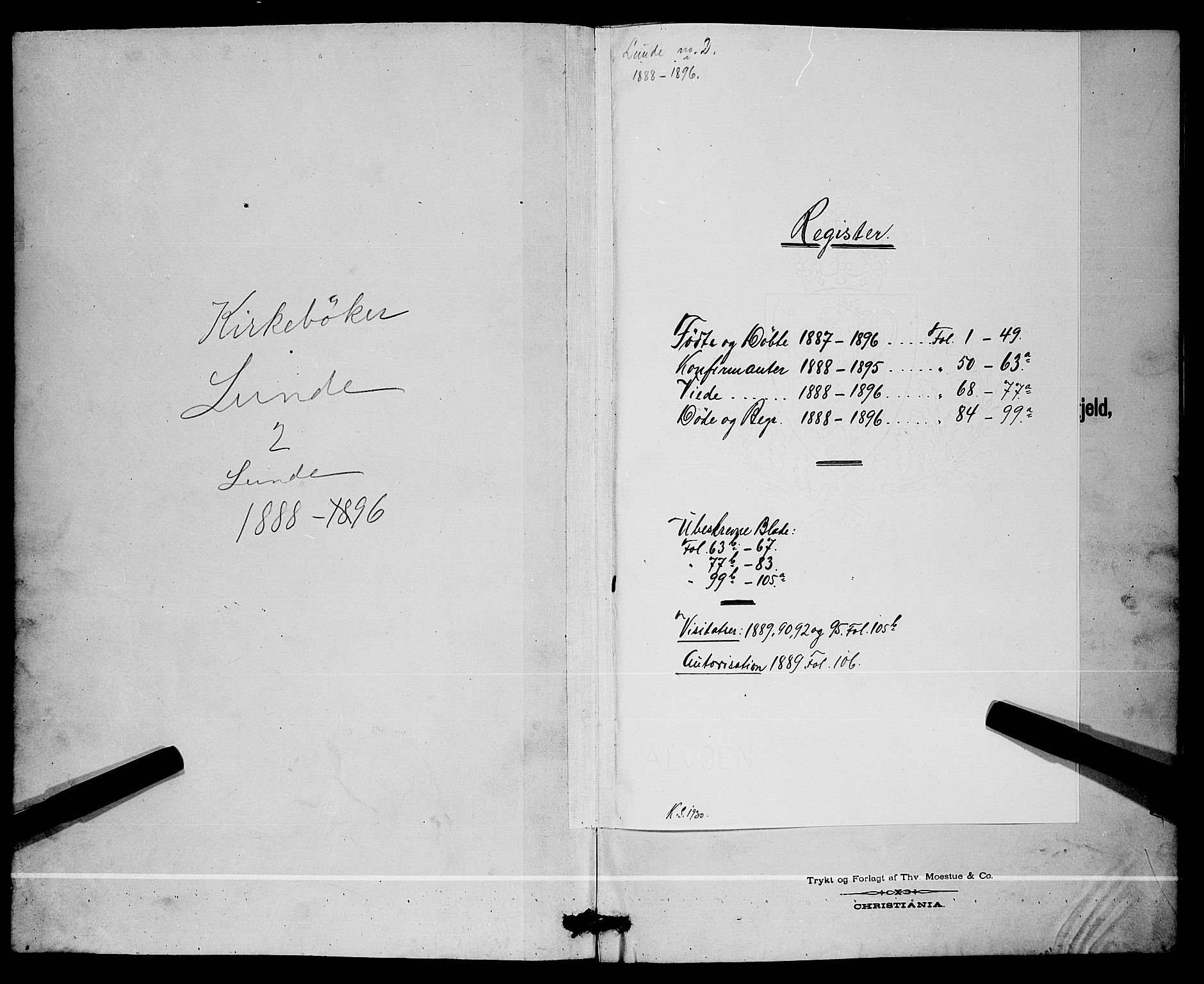 Lunde kirkebøker, SAKO/A-282/G/Ga/L0002: Parish register (copy) no. I 2, 1887-1896
