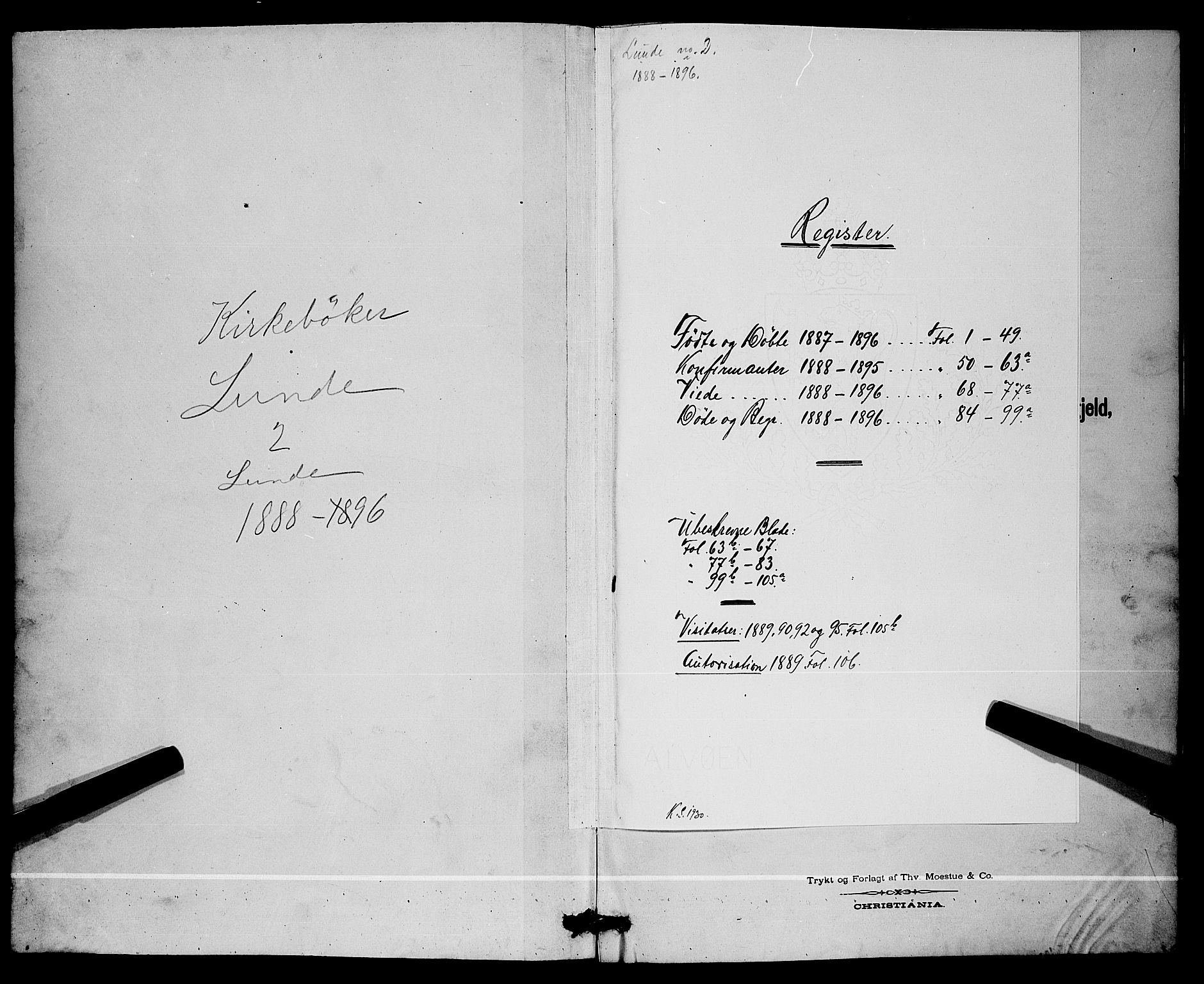 Lunde kirkebøker, AV/SAKO-A-282/G/Ga/L0002: Parish register (copy) no. I 2, 1887-1896