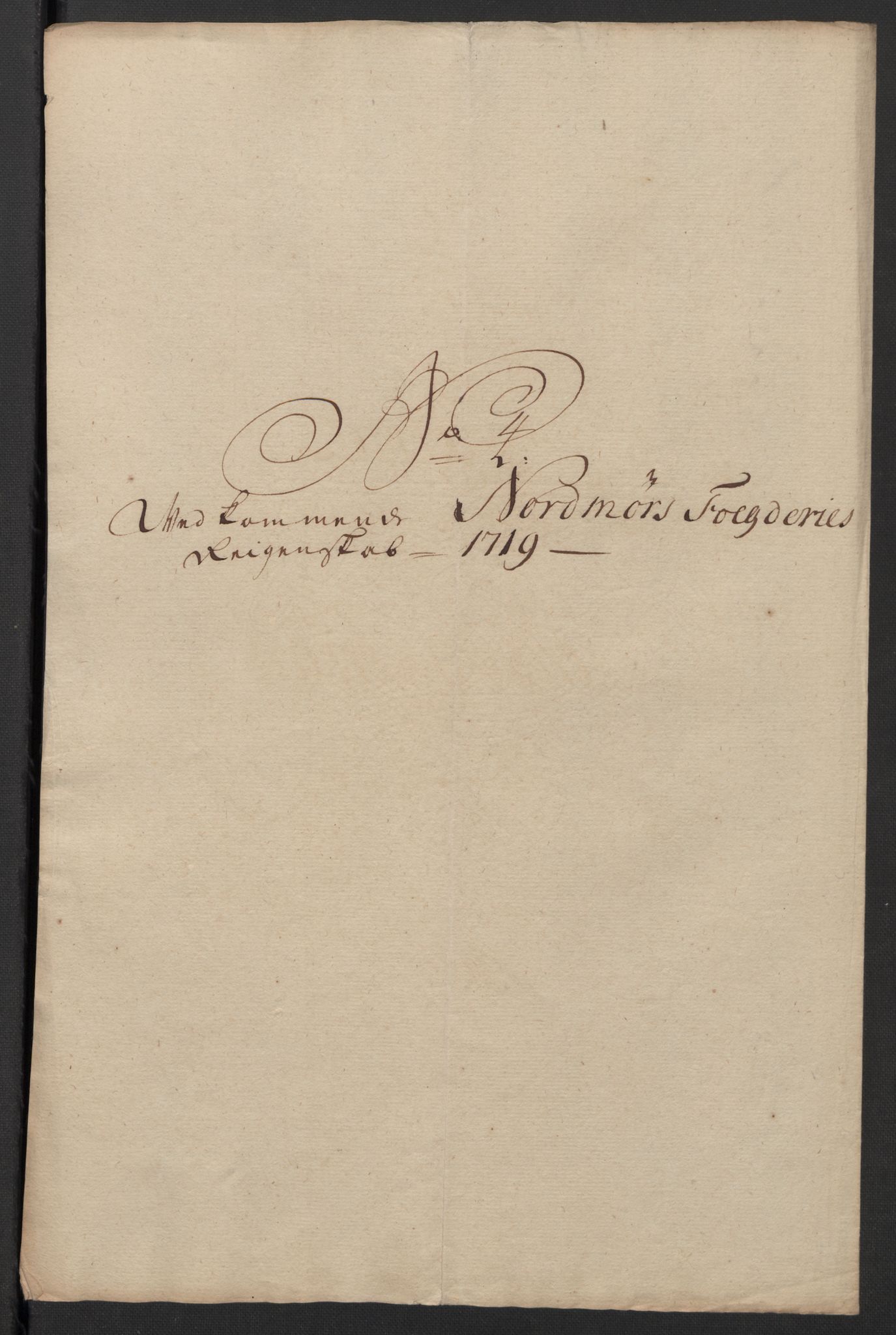 Rentekammeret inntil 1814, Reviderte regnskaper, Fogderegnskap, AV/RA-EA-4092/R56/L3752: Fogderegnskap Nordmøre, 1719, p. 106