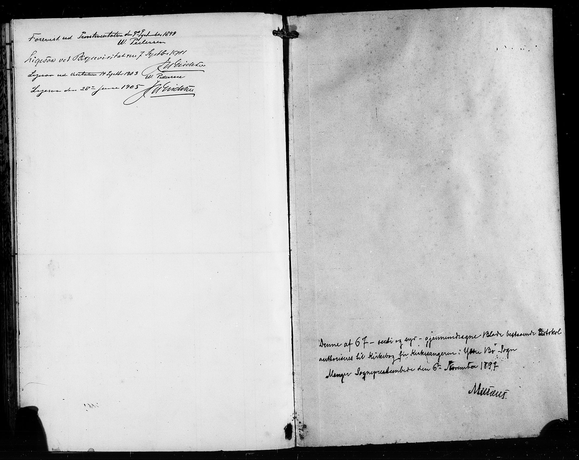 Manger sokneprestembete, SAB/A-76801/H/Hab: Parish register (copy) no. C 1, 1897-1908