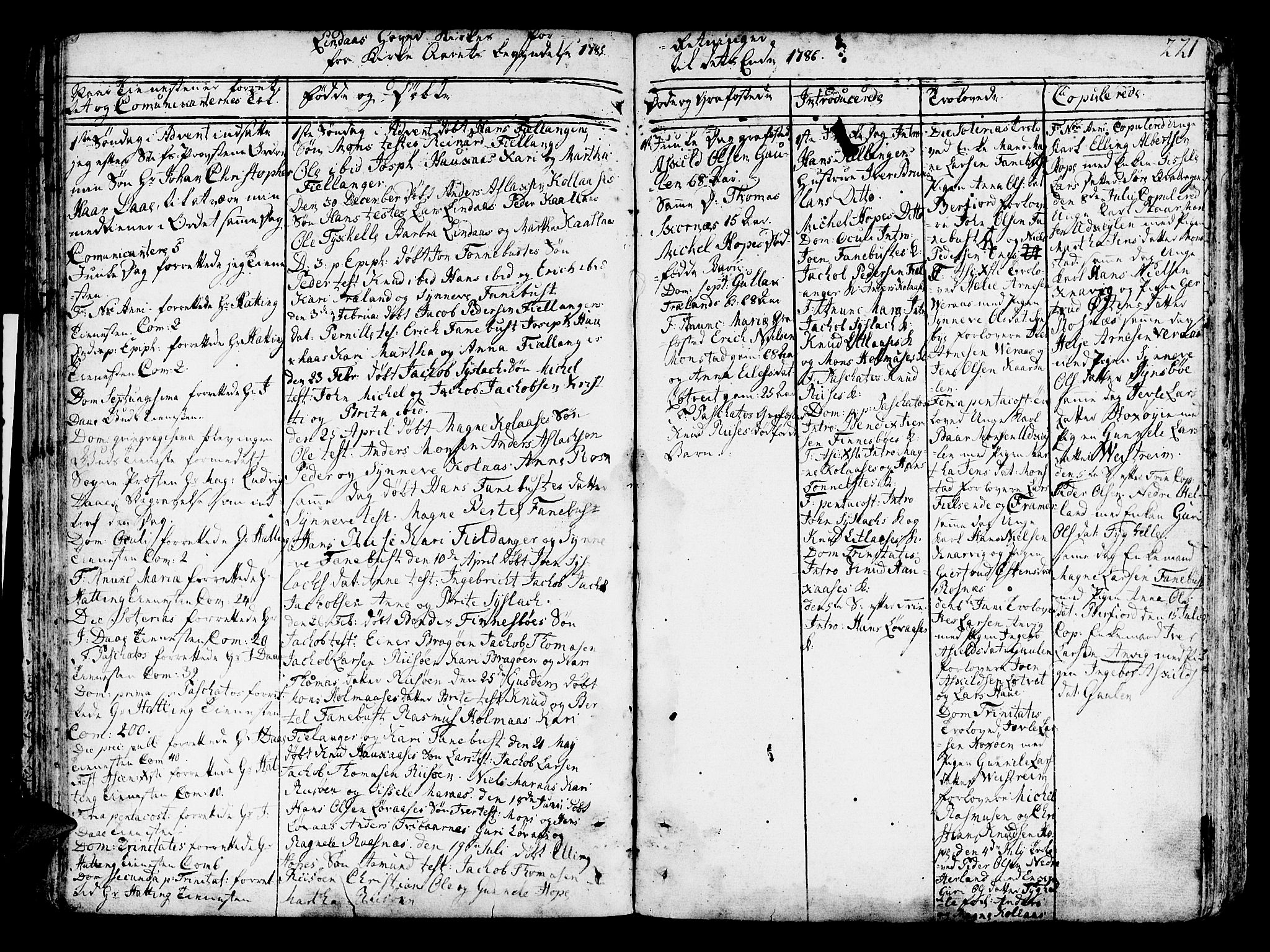 Lindås Sokneprestembete, SAB/A-76701/H/Haa: Parish register (official) no. A 4, 1764-1791, p. 221