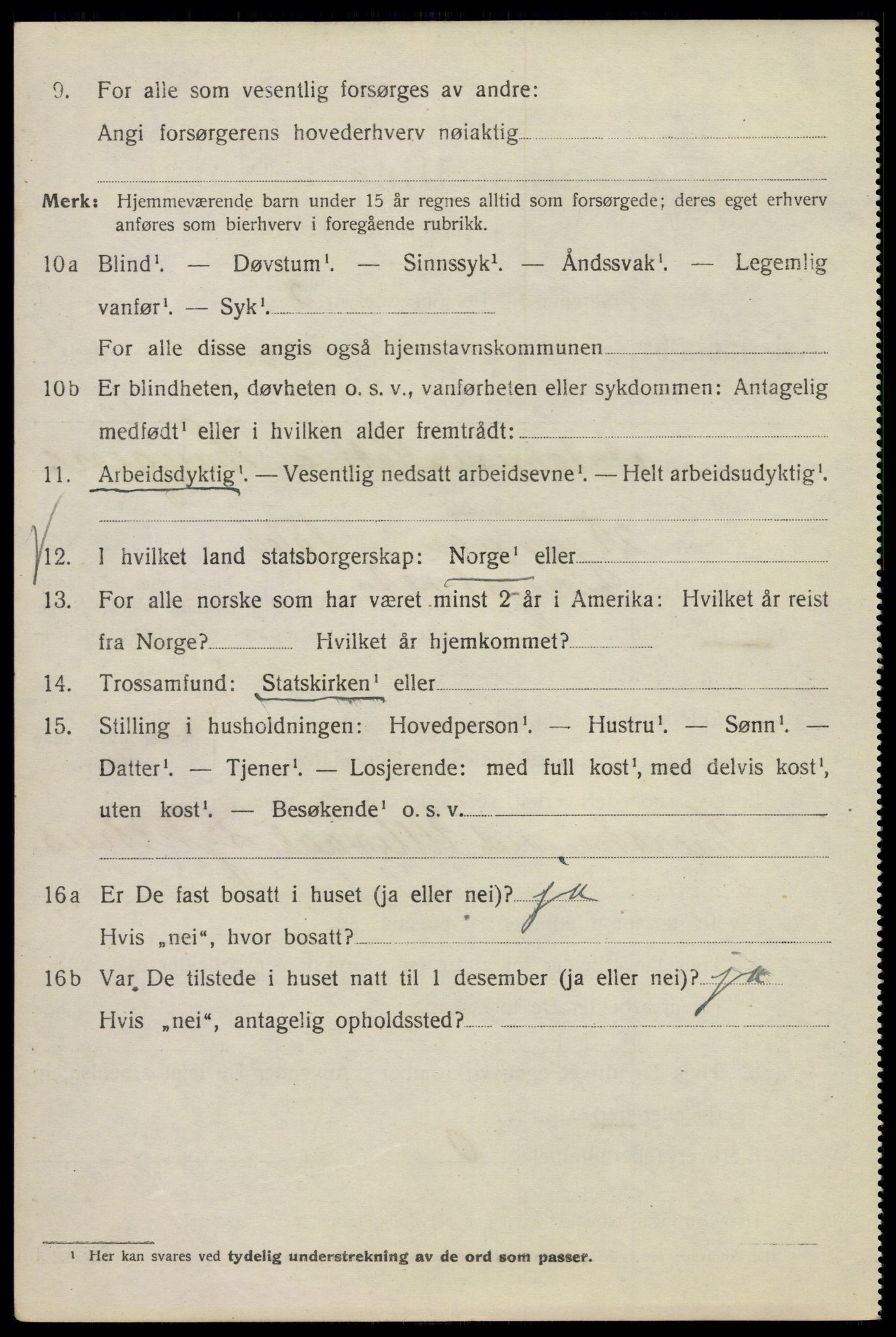 SAO, 1920 census for Kristiania, 1920, p. 570020