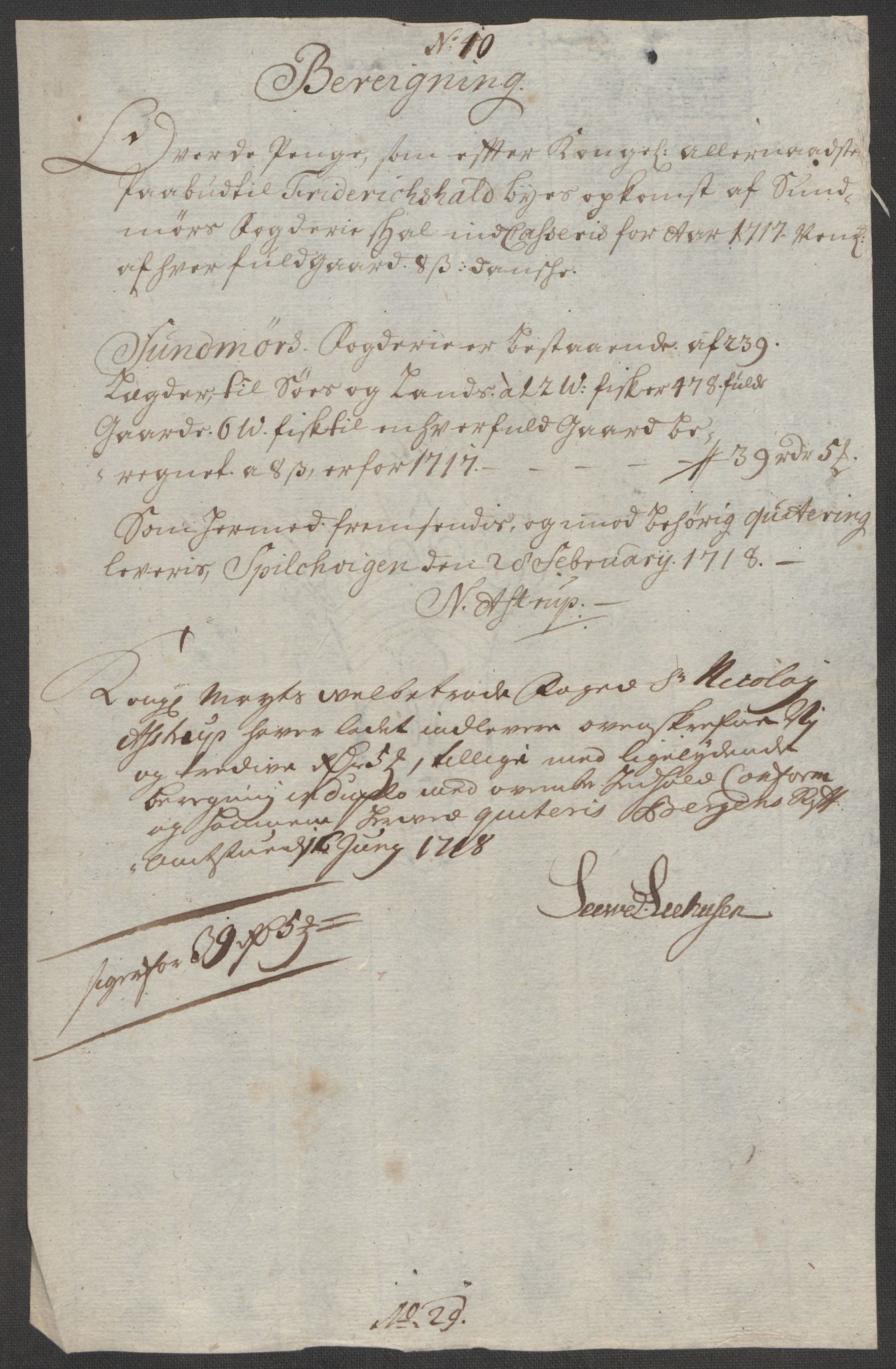 Rentekammeret inntil 1814, Reviderte regnskaper, Fogderegnskap, AV/RA-EA-4092/R54/L3569: Fogderegnskap Sunnmøre, 1717, p. 332