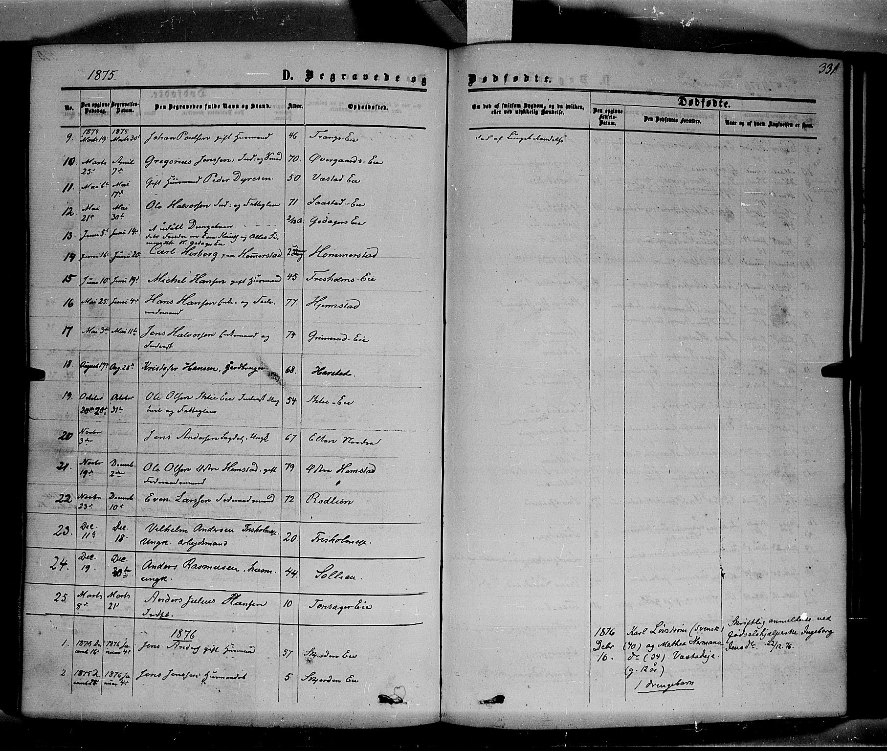 Stange prestekontor, AV/SAH-PREST-002/K/L0013: Parish register (official) no. 13, 1862-1879, p. 331