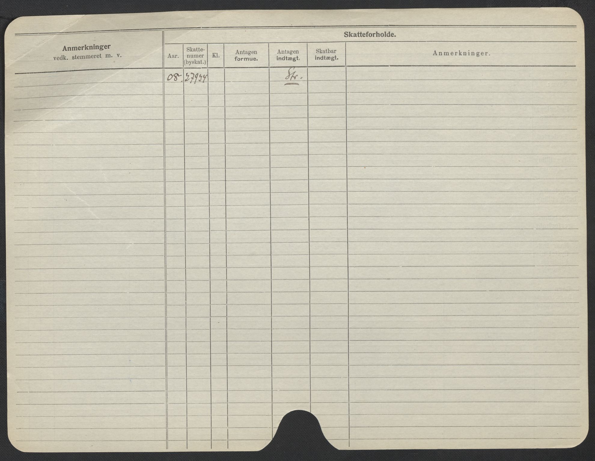 Oslo folkeregister, Registerkort, AV/SAO-A-11715/F/Fa/Fac/L0017: Kvinner, 1906-1914, p. 400b