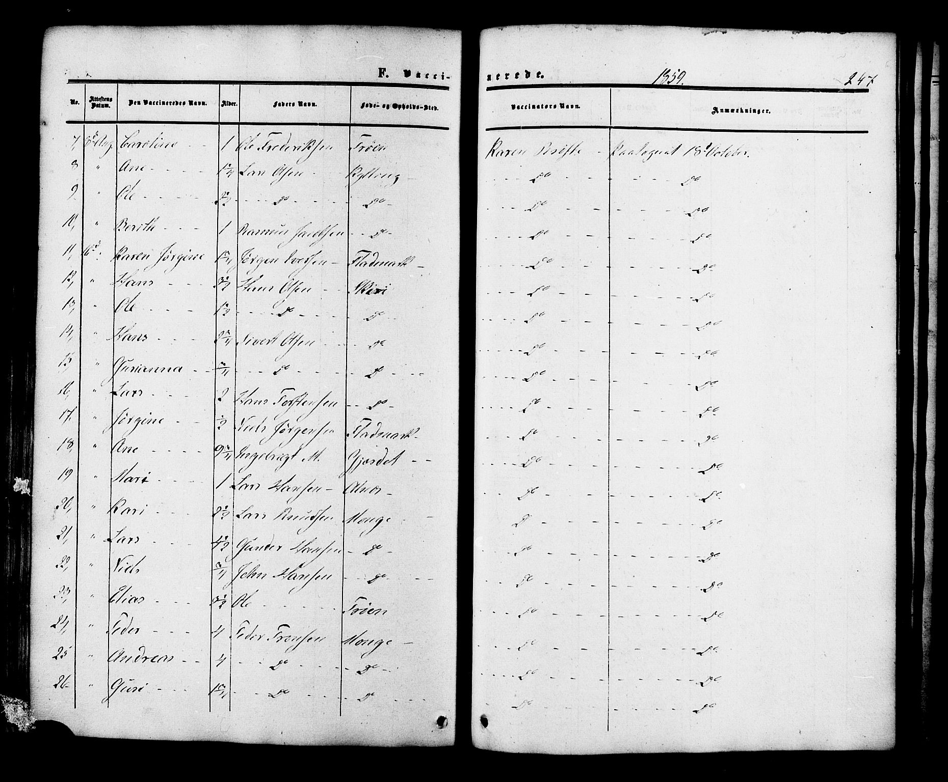 Ministerialprotokoller, klokkerbøker og fødselsregistre - Møre og Romsdal, AV/SAT-A-1454/546/L0594: Parish register (official) no. 546A02, 1854-1882, p. 247