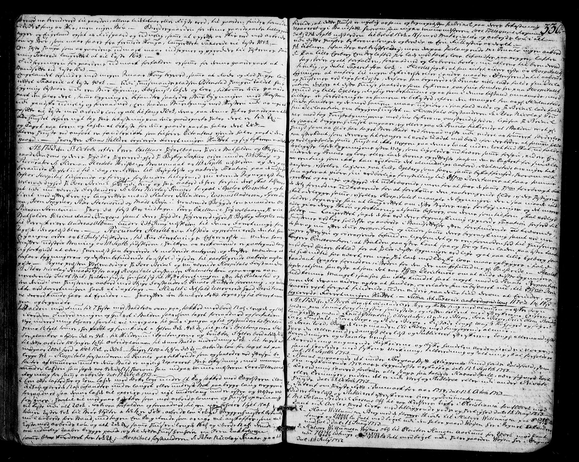 Aker sorenskriveri, SAO/A-10895/F/Fb/L0040: Tingbok, 1748-1753, p. 329b-330a