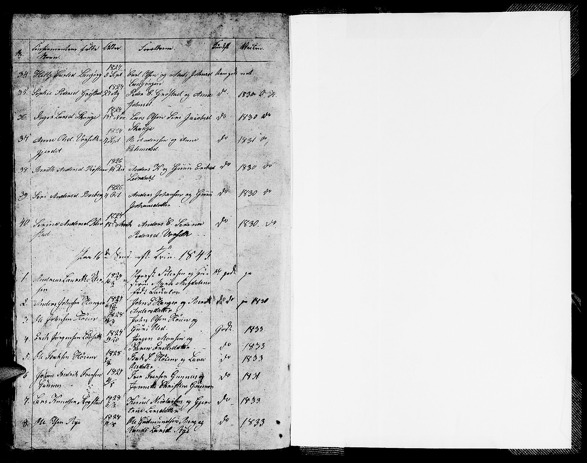 Ministerialprotokoller, klokkerbøker og fødselsregistre - Sør-Trøndelag, SAT/A-1456/612/L0386: Parish register (copy) no. 612C02, 1834-1845, p. 93