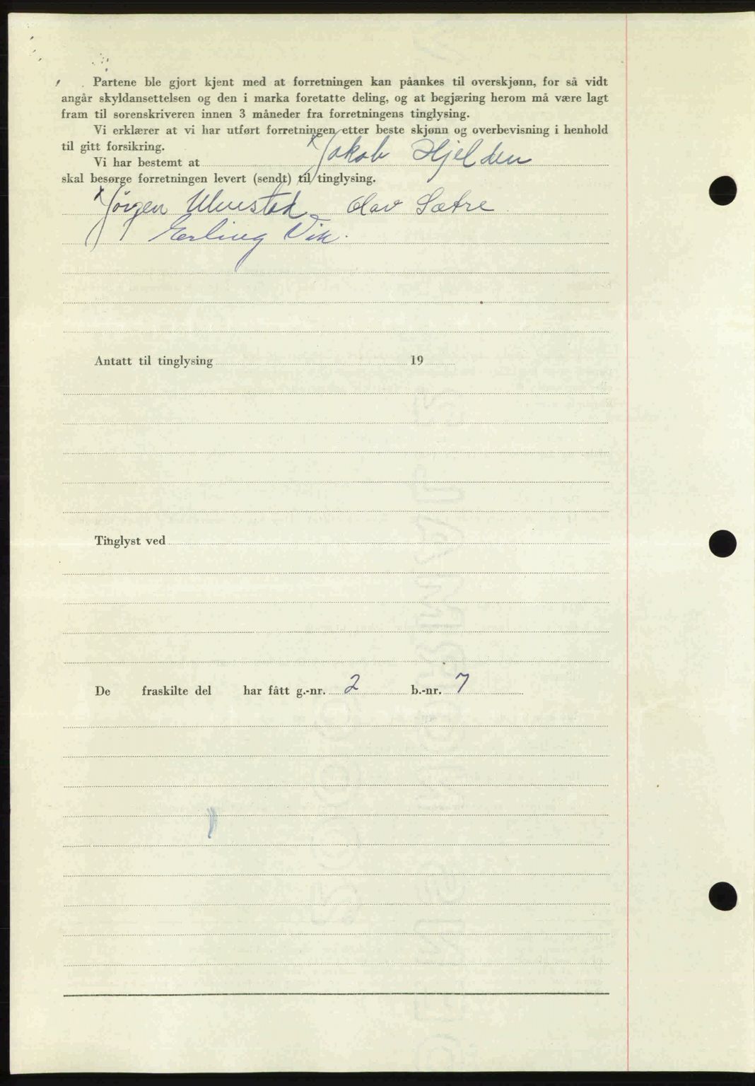 Romsdal sorenskriveri, AV/SAT-A-4149/1/2/2C: Mortgage book no. A35, 1950-1950, Diary no: : 3951/1950