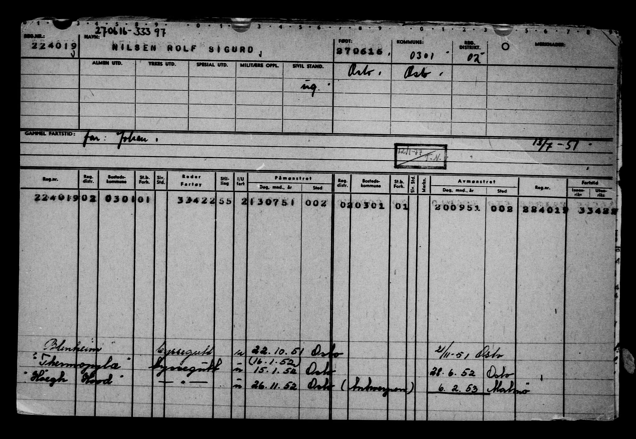 Direktoratet for sjømenn, AV/RA-S-3545/G/Gb/L0140: Hovedkort, 1916, p. 386