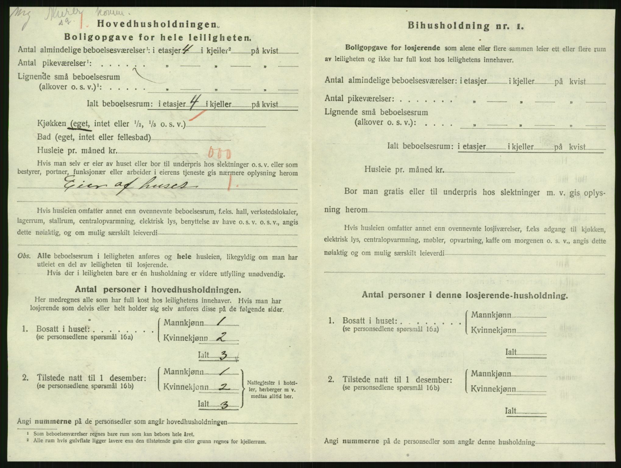 SAT, 1920 census for Steinkjer, 1920, p. 1975