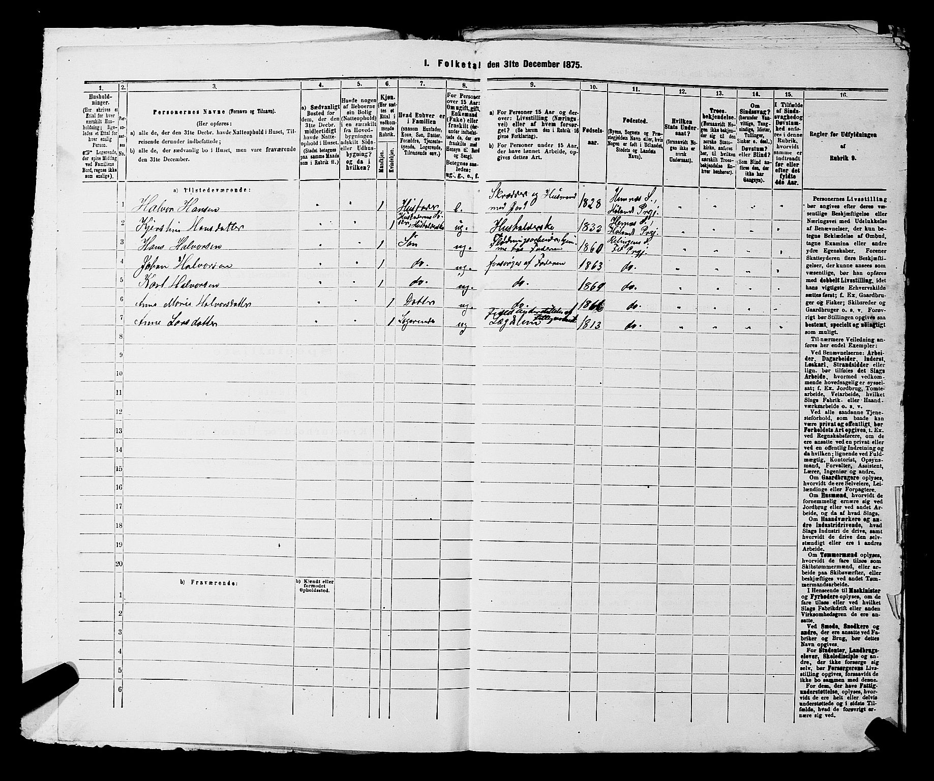 RA, 1875 census for 0227P Fet, 1875, p. 1346