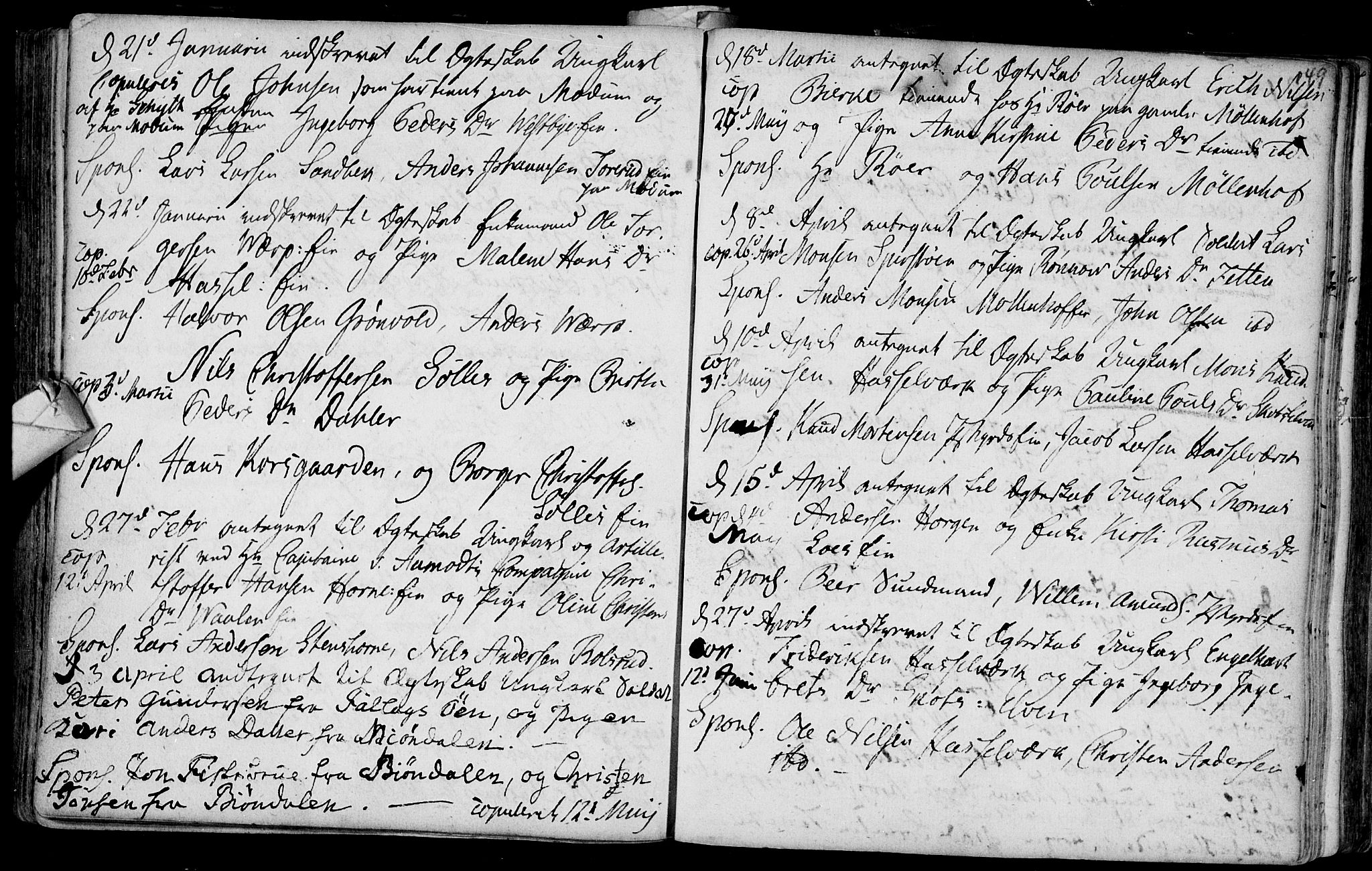 Eiker kirkebøker, AV/SAKO-A-4/F/Fa/L0007: Parish register (official) no. I 7 /1, 1733-1808, p. 149