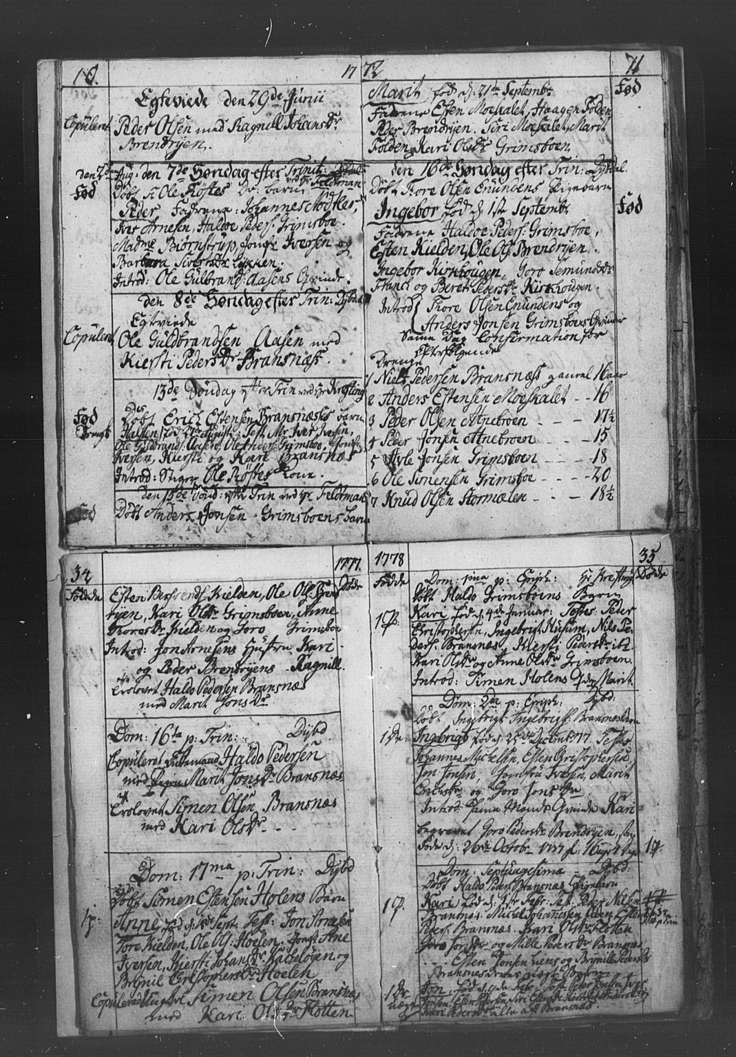 Tynset prestekontor, SAH/PREST-058/H/Ha/Haa/L0010: Parish register (official) no. 10, 1771-1807