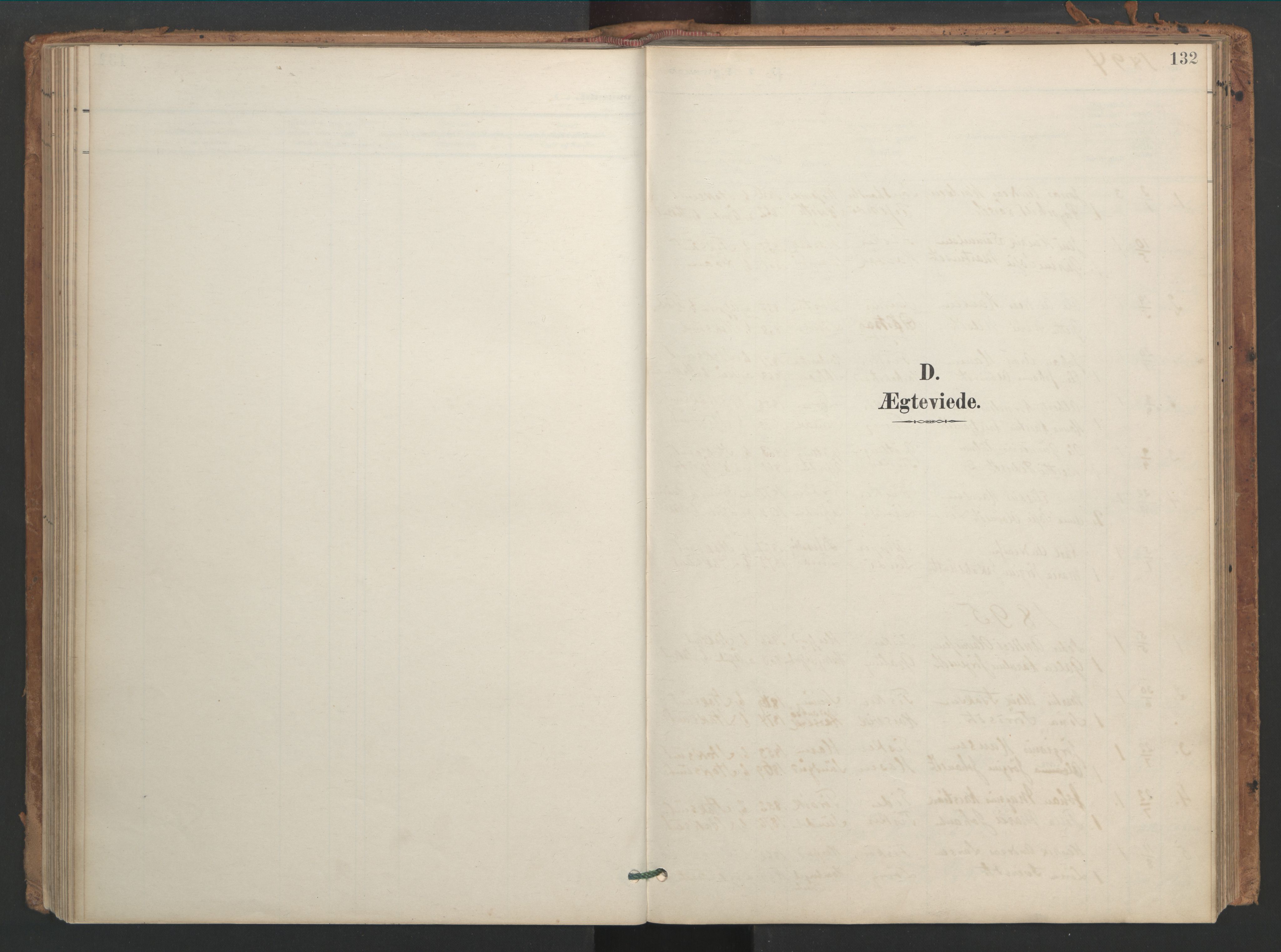Ministerialprotokoller, klokkerbøker og fødselsregistre - Sør-Trøndelag, SAT/A-1456/656/L0693: Parish register (official) no. 656A02, 1894-1913, p. 132