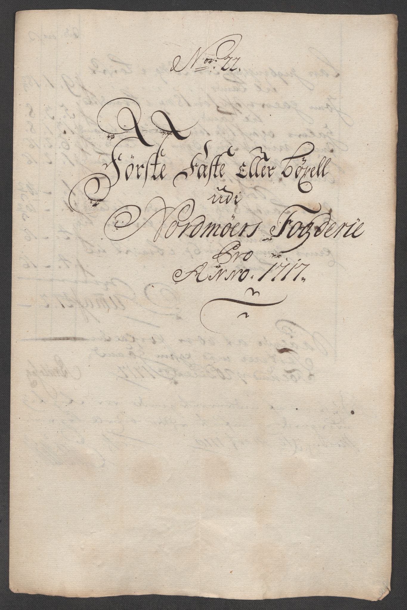 Rentekammeret inntil 1814, Reviderte regnskaper, Fogderegnskap, RA/EA-4092/R56/L3750: Fogderegnskap Nordmøre, 1717, p. 185