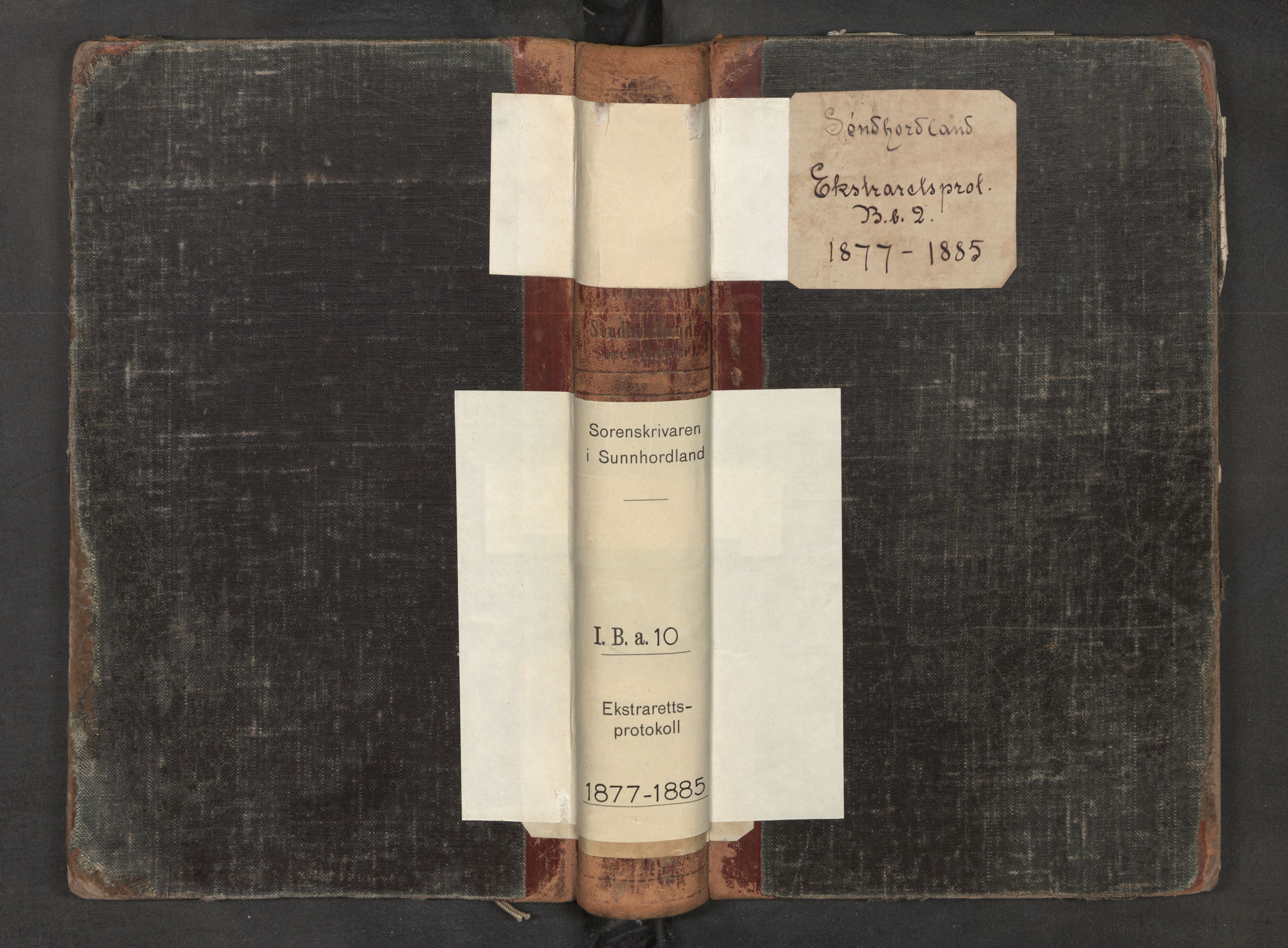 Sunnhordland sorenskrivar, SAB/A-2401/1/F/Fb/Fba/L0010: Ekstrarettsprotokoll, 1877-1885
