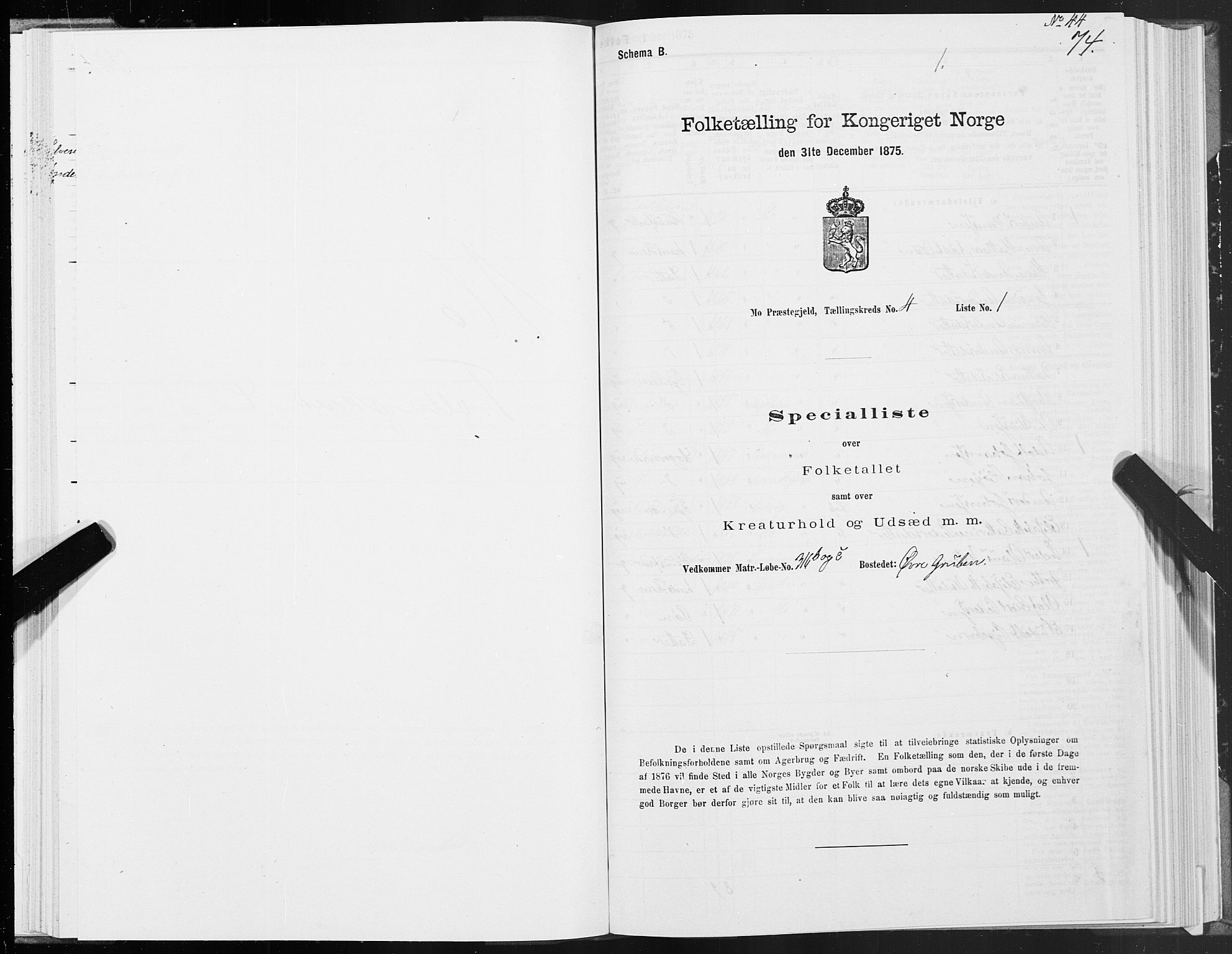 SAT, 1875 census for 1833P Mo, 1875, p. 2074