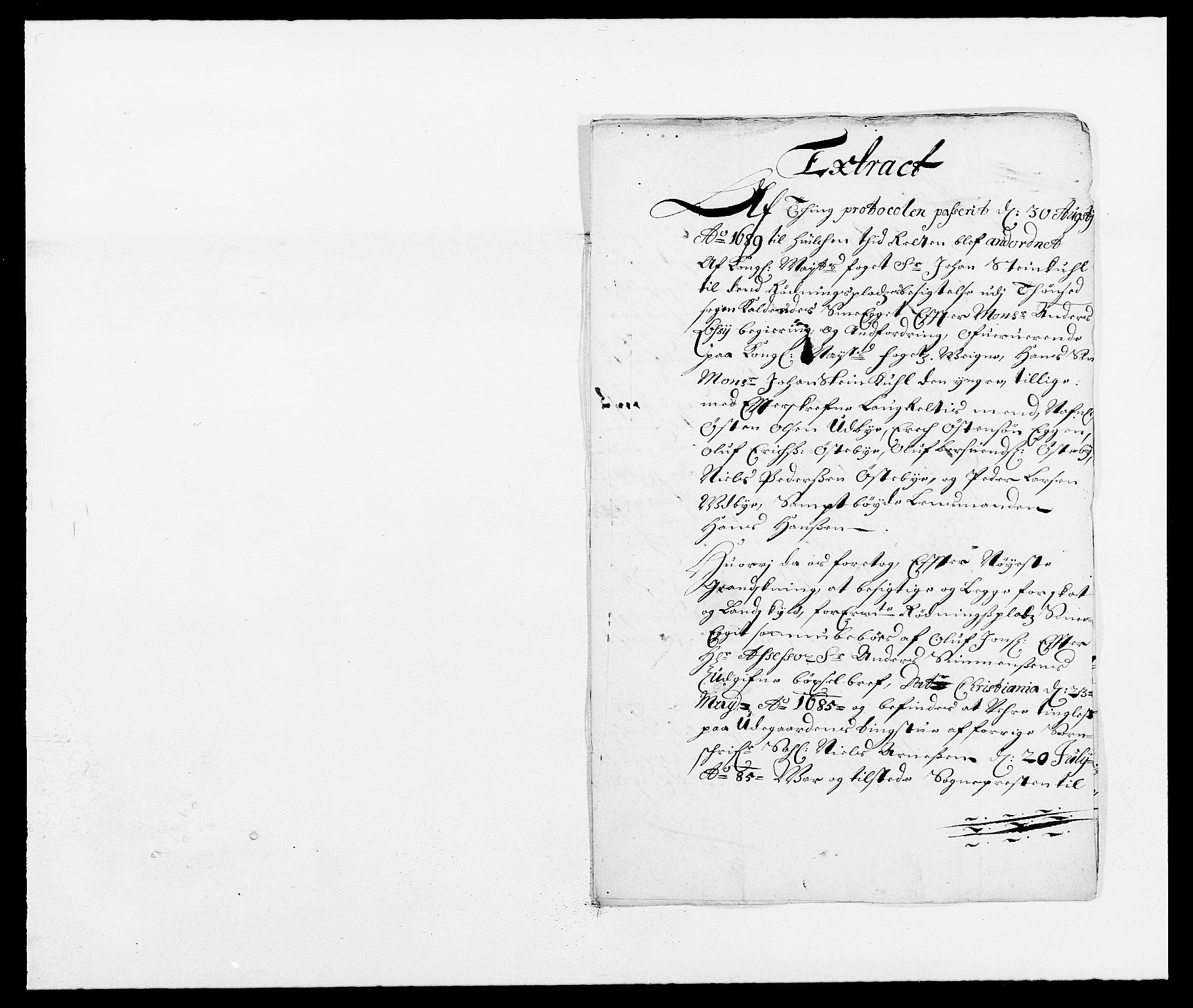 Rentekammeret inntil 1814, Reviderte regnskaper, Fogderegnskap, RA/EA-4092/R13/L0827: Fogderegnskap Solør, Odal og Østerdal, 1689, p. 234