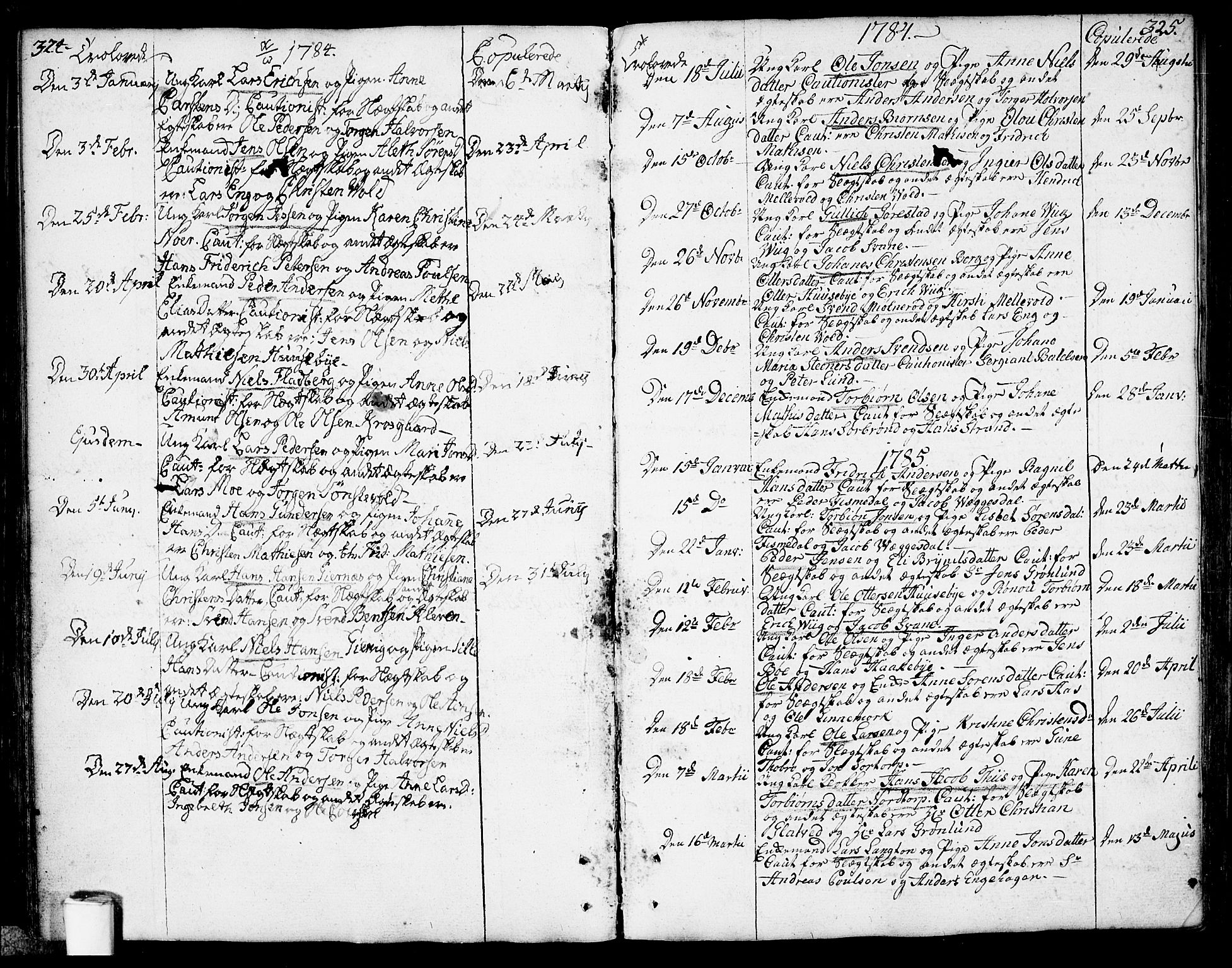 Berg prestekontor Kirkebøker, SAO/A-10902/F/Fa/L0001: Parish register (official) no. I 1, 1770-1814, p. 324-325