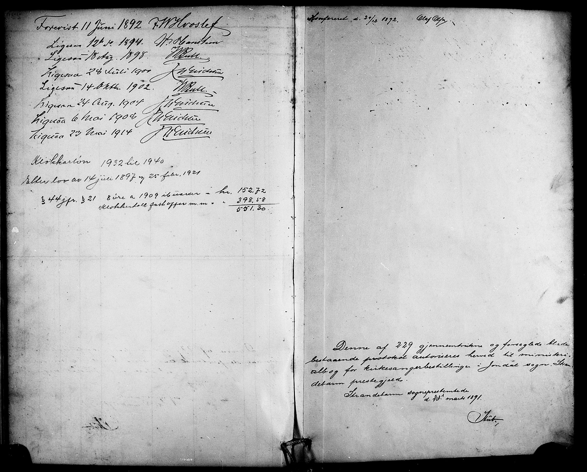 Ullensvang sokneprestembete, AV/SAB-A-78701/H/Hab: Parish register (copy) no. D 1, 1891-1908