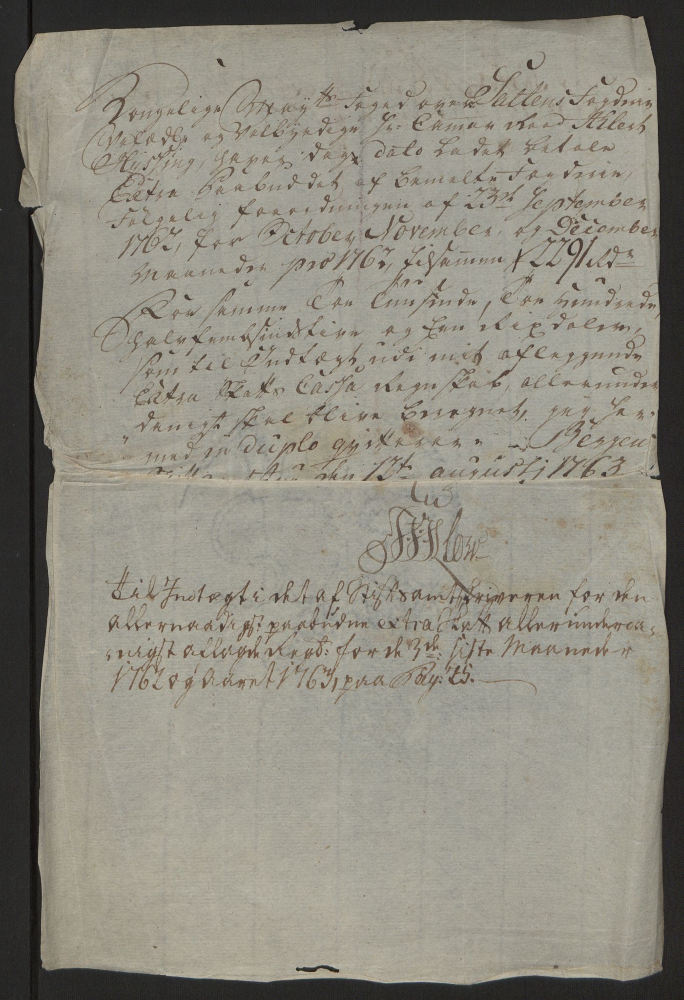 Rentekammeret inntil 1814, Reviderte regnskaper, Fogderegnskap, RA/EA-4092/R66/L4670: Ekstraskatten Salten, 1762-1764, p. 137