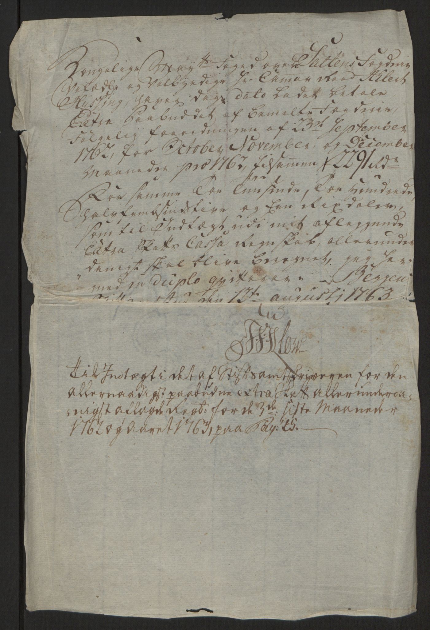 Rentekammeret inntil 1814, Reviderte regnskaper, Fogderegnskap, AV/RA-EA-4092/R66/L4670: Ekstraskatten Salten, 1762-1764, p. 137